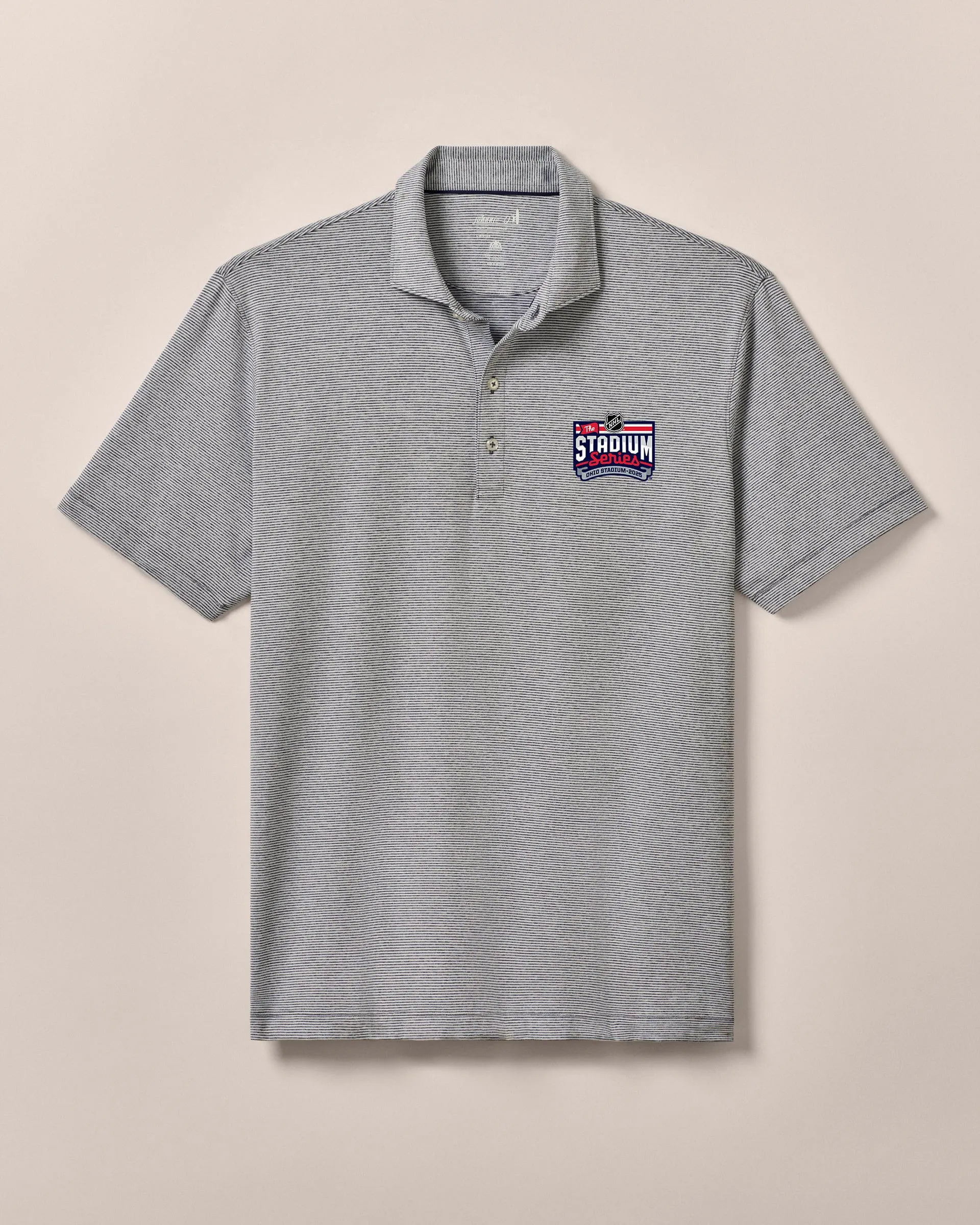 NHL Stadium Series Lyndonn Striped Performance Jersey Polo sold by Johnnie-O