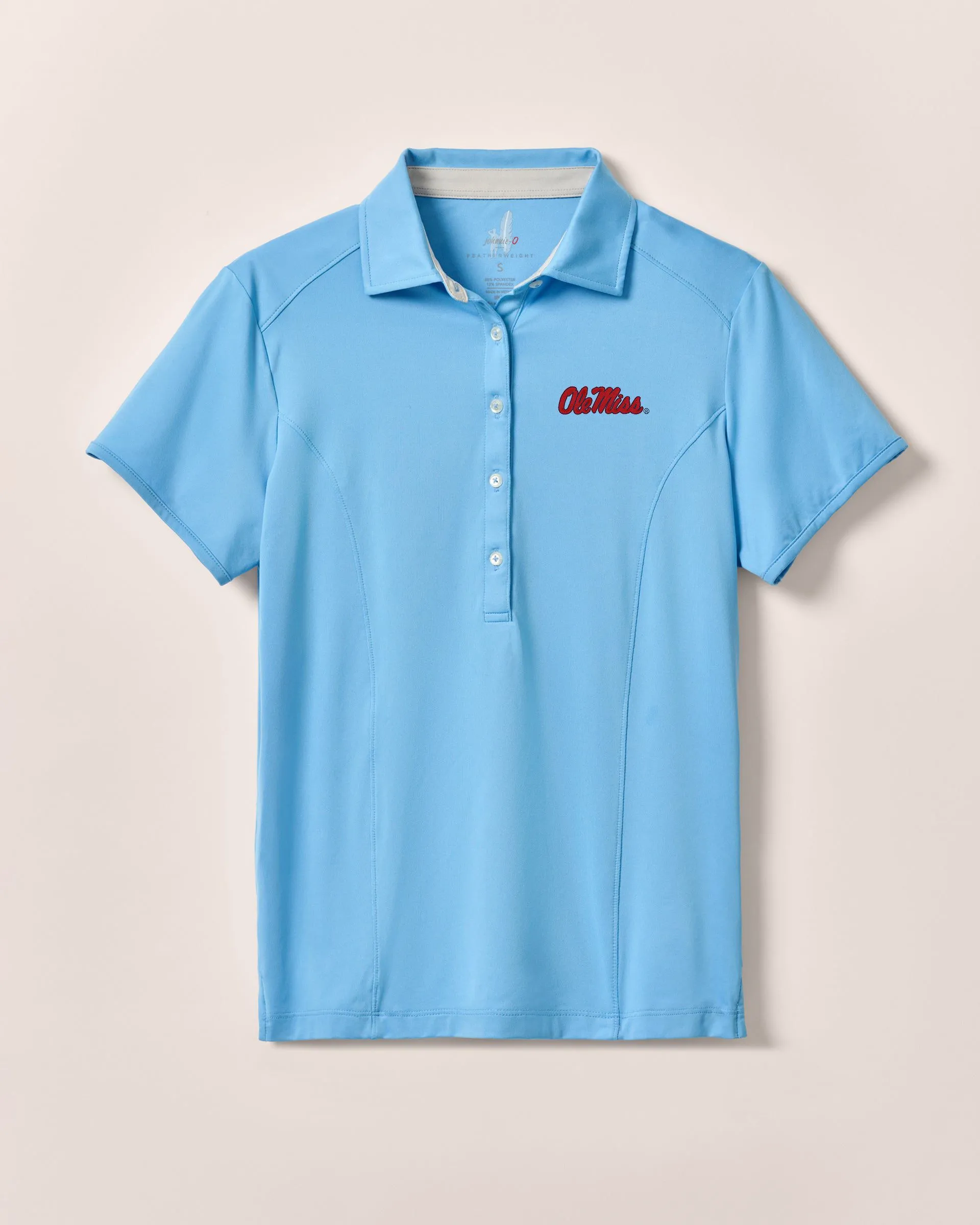 Women's Ole Miss Angela Performance Polo sold by Johnnie-O