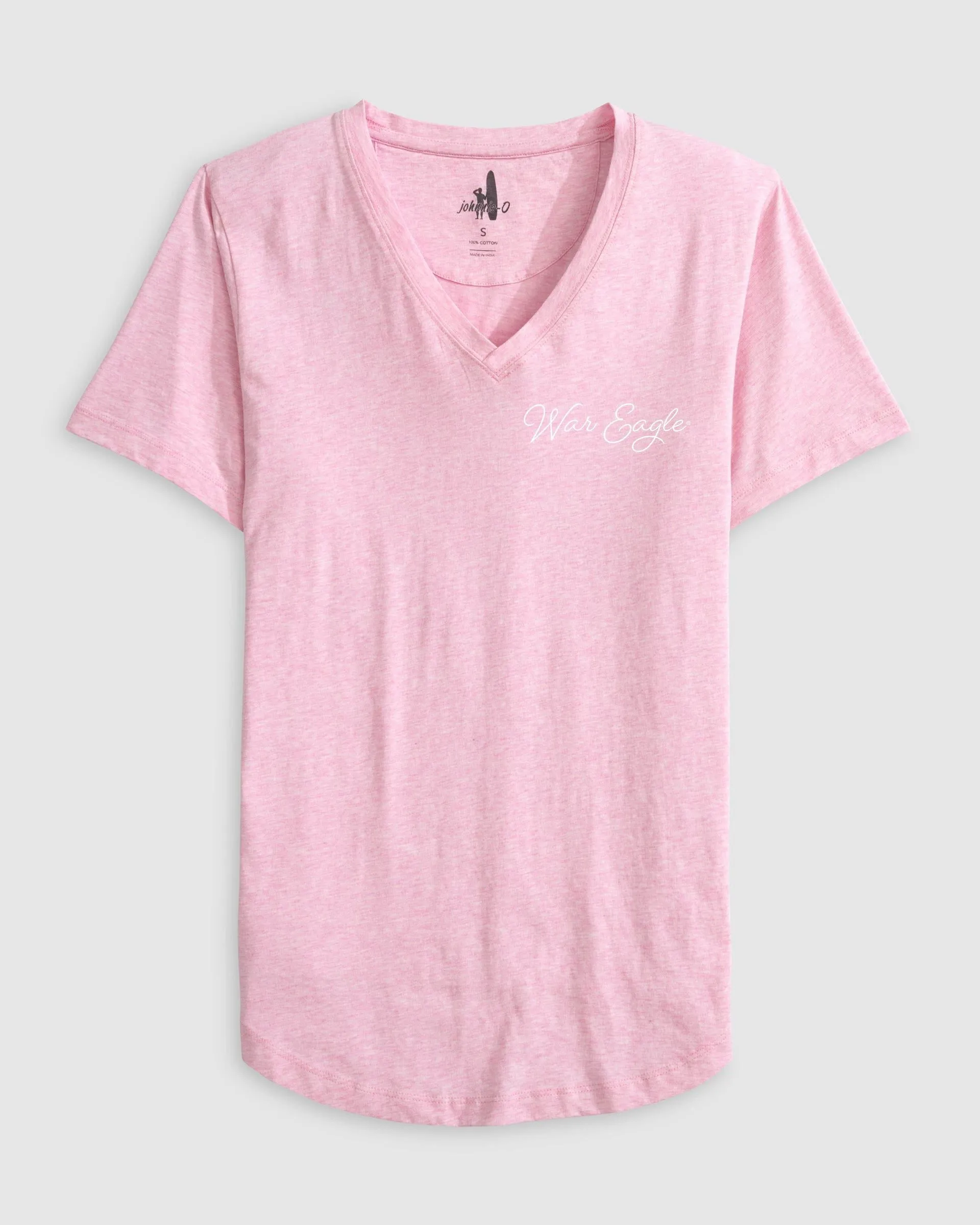 Women's Auburn Merediths V-Neck T-Shirt - War Eagle Logo sold by Johnnie-O