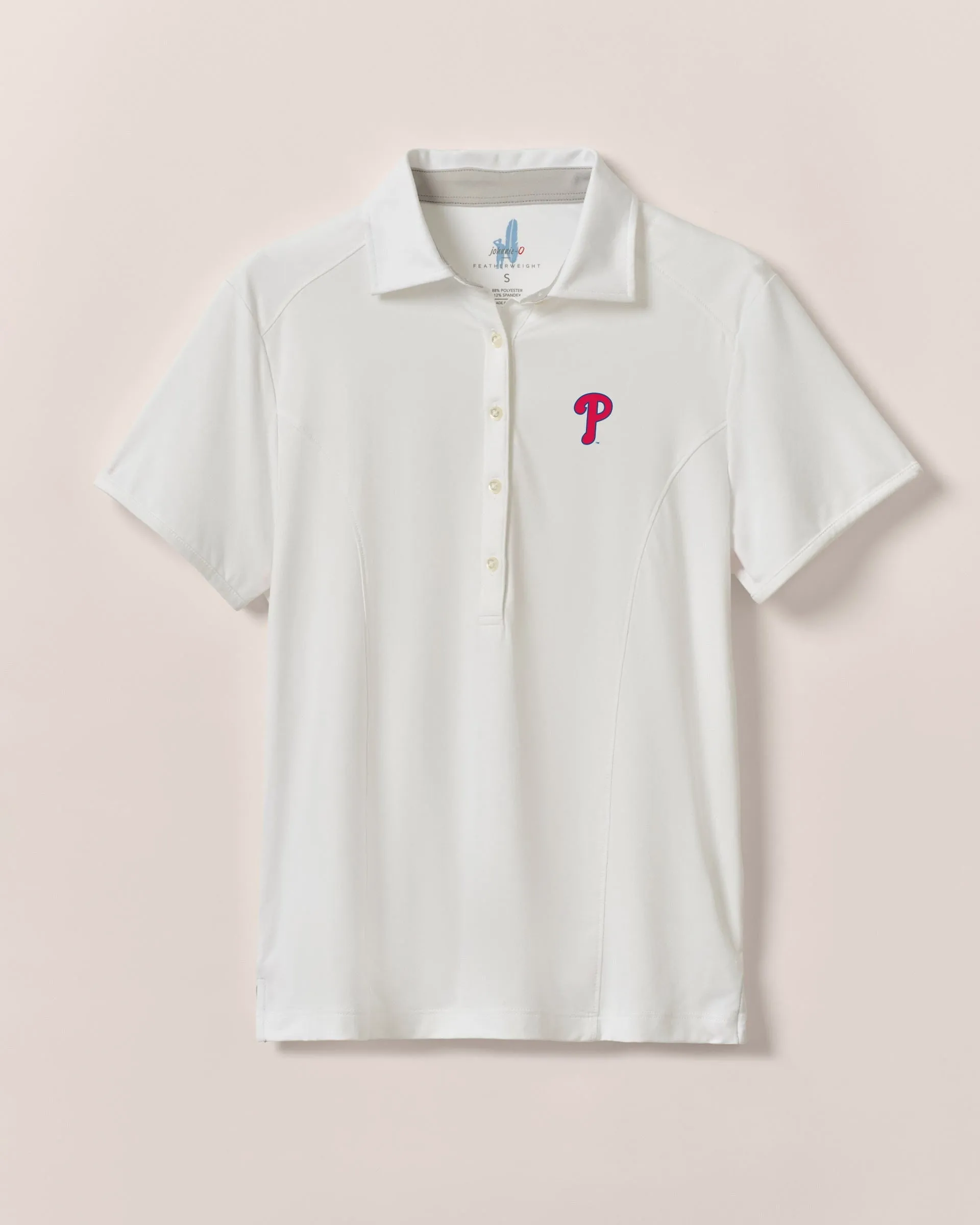 Women's Philadelphia Phillies Angela Performance Polo sold by Johnnie-O product image thumbnail 2