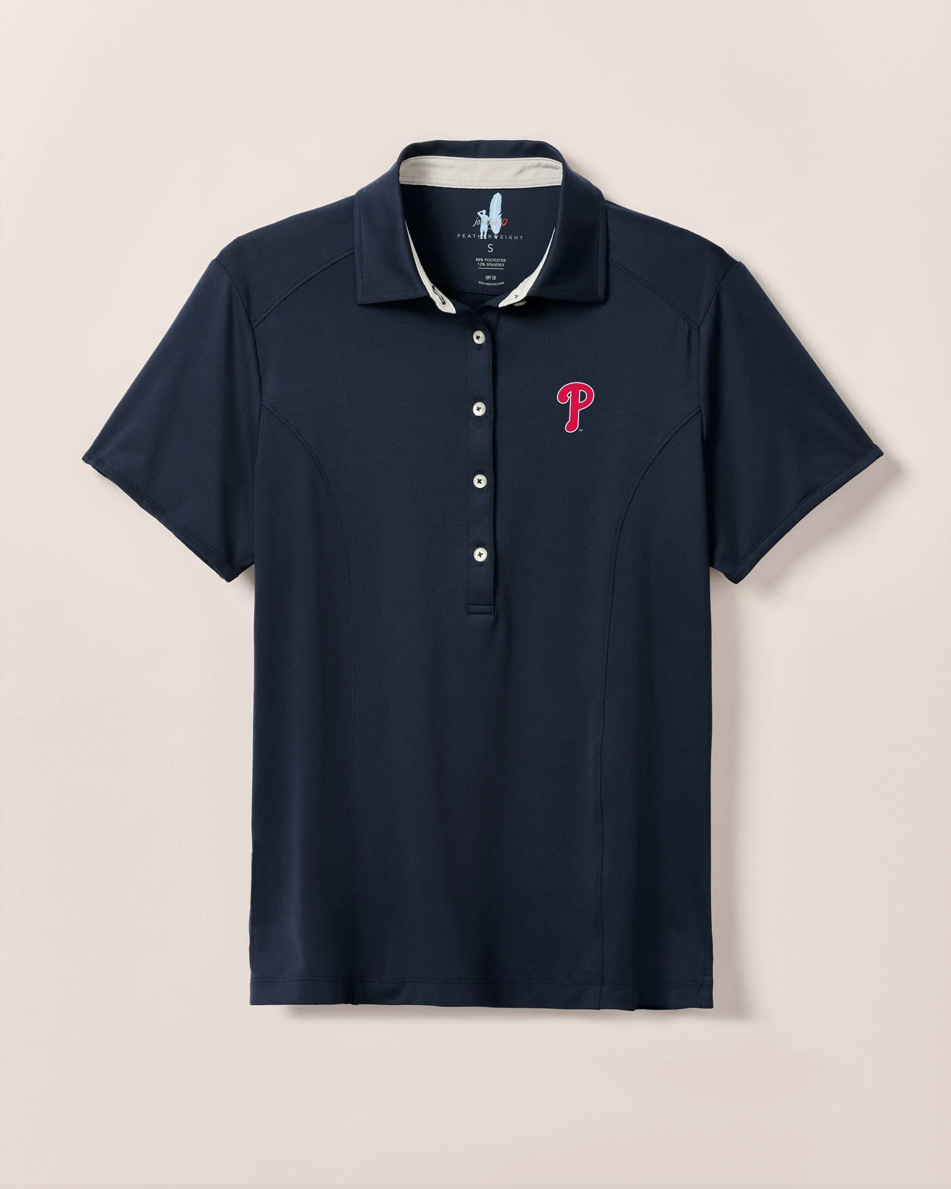 Women's Philadelphia Phillies Angela Performance Polo sold by Johnnie-O