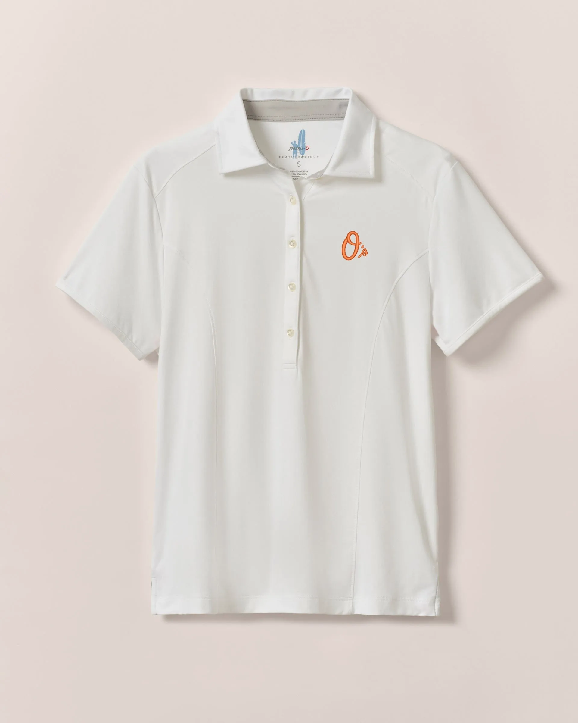 Women's Baltimore Orioles Angela Performance Polo - O Logo sold by Johnnie-O