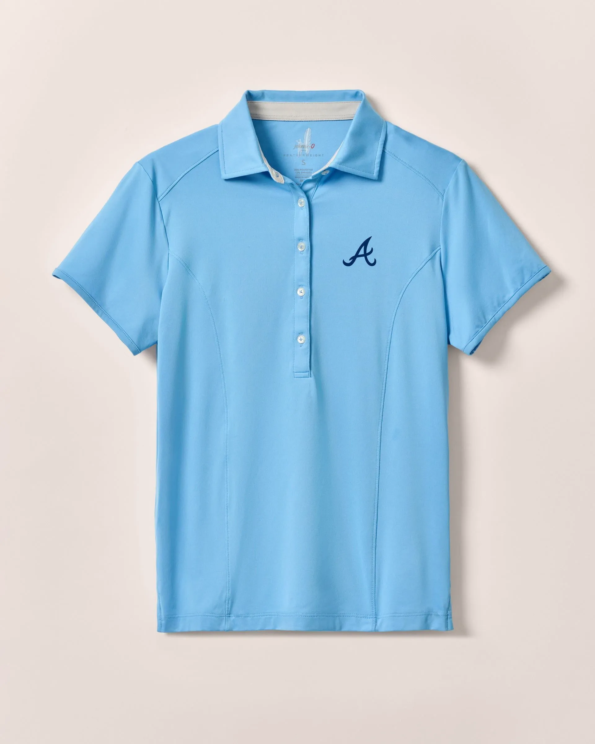 Women's Atlanta Braves Angela Performance Polo sold by Johnnie-O