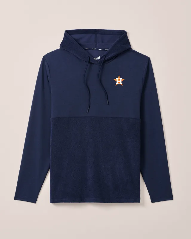 Houston Astros Haggard Mixed Media Hoodie sold by Johnnie-O