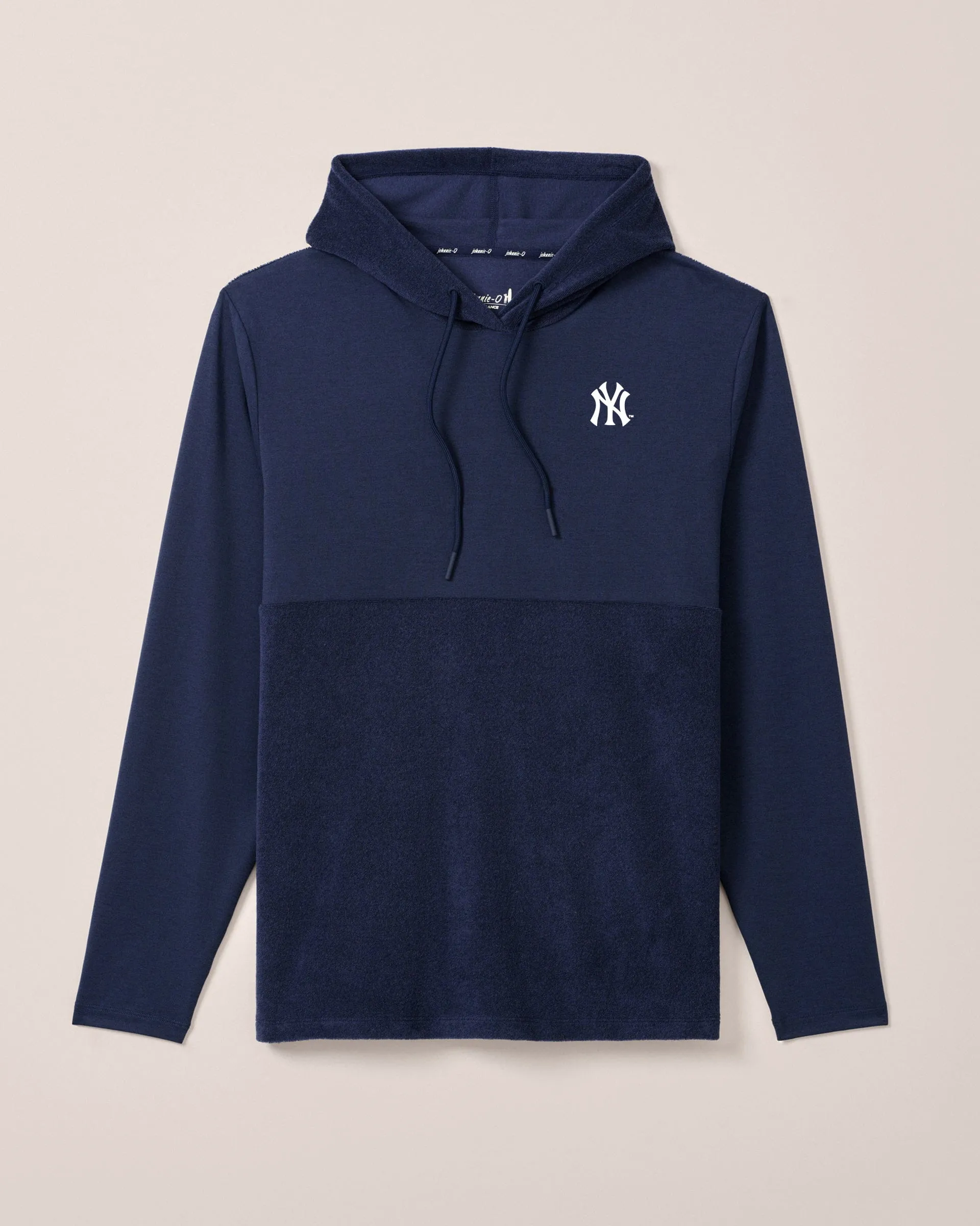 New York Yankees Haggard Mixed Media Hoodie sold by Johnnie-O
