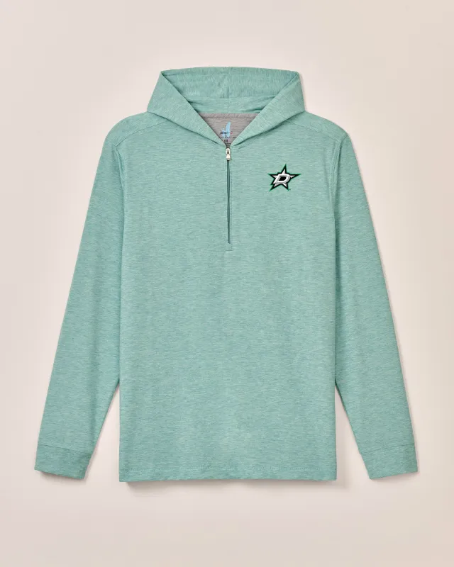 Dallas Stars Welsey Performance 1/4 Zip Hoodie sold by Johnnie-O