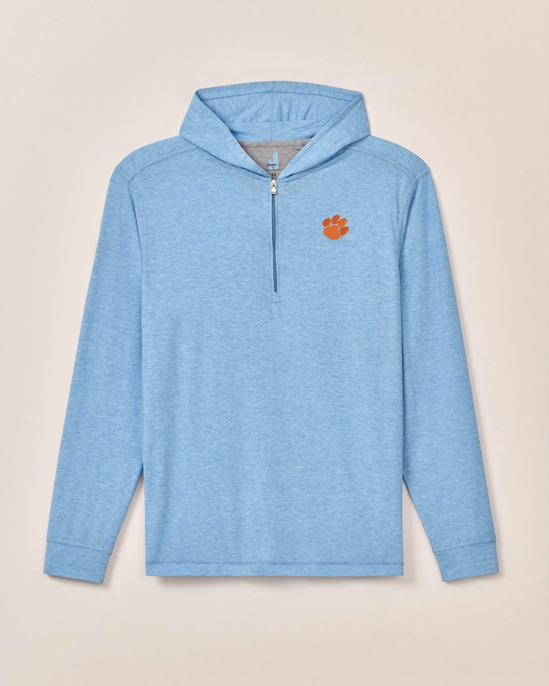 Clemson Welsey Performance 1/4 Zip Hoodie sold by Johnnie-O product image thumbnail 2