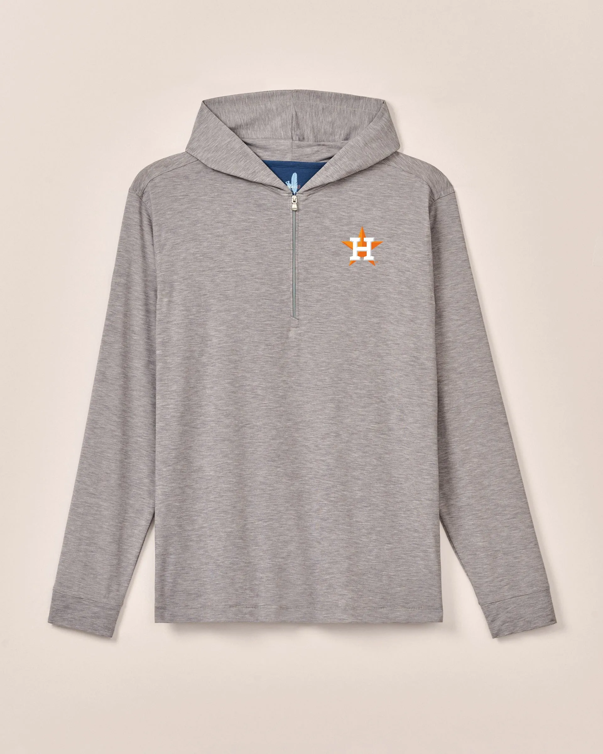 Houston Astros Welsey Performance 1/4 Zip Hoodie sold by Johnnie-O product image thumbnail 2
