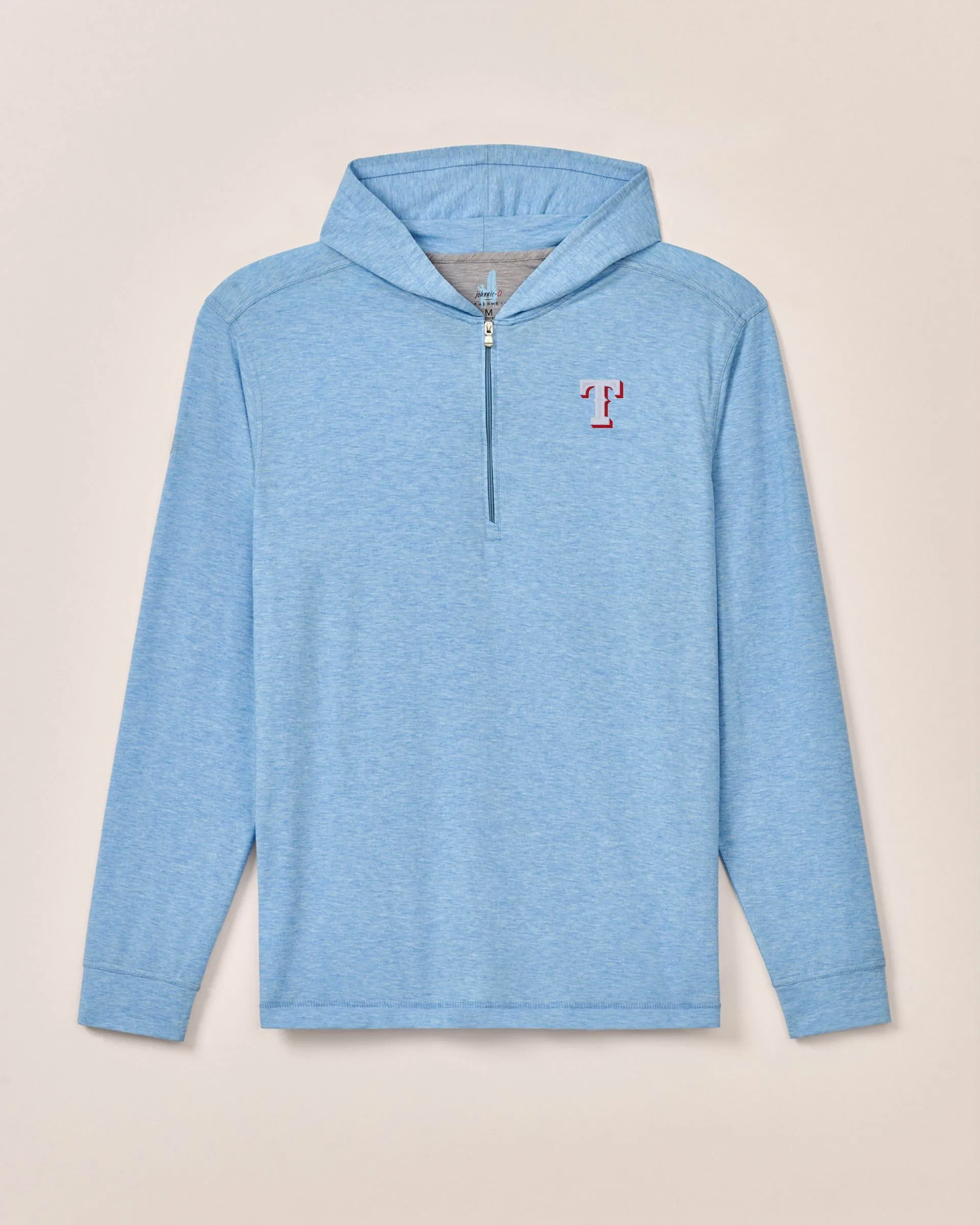 Texas Rangers Welsey Performance 1/4 Zip Hoodie sold by Johnnie-O product image thumbnail 2