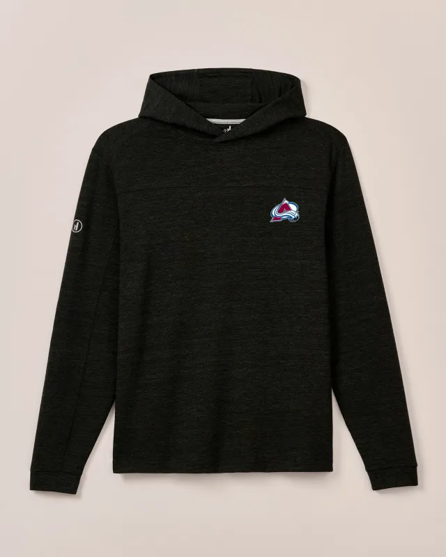 Colorado Avalanche Remmy Lightweight Performance Hoodie sold by Johnnie-O