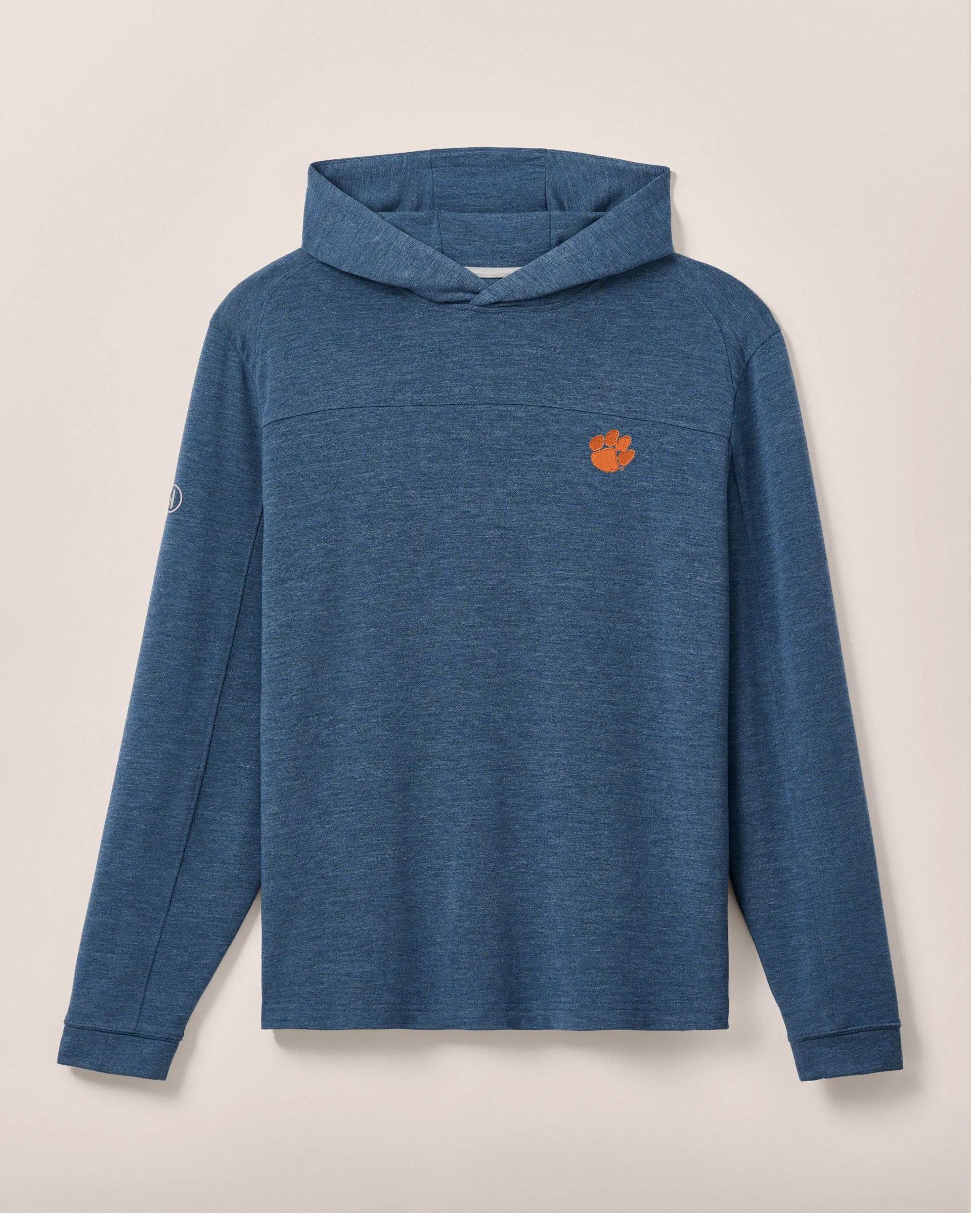 Clemson Remmy Lightweight Performance Hoodie sold by Johnnie-O