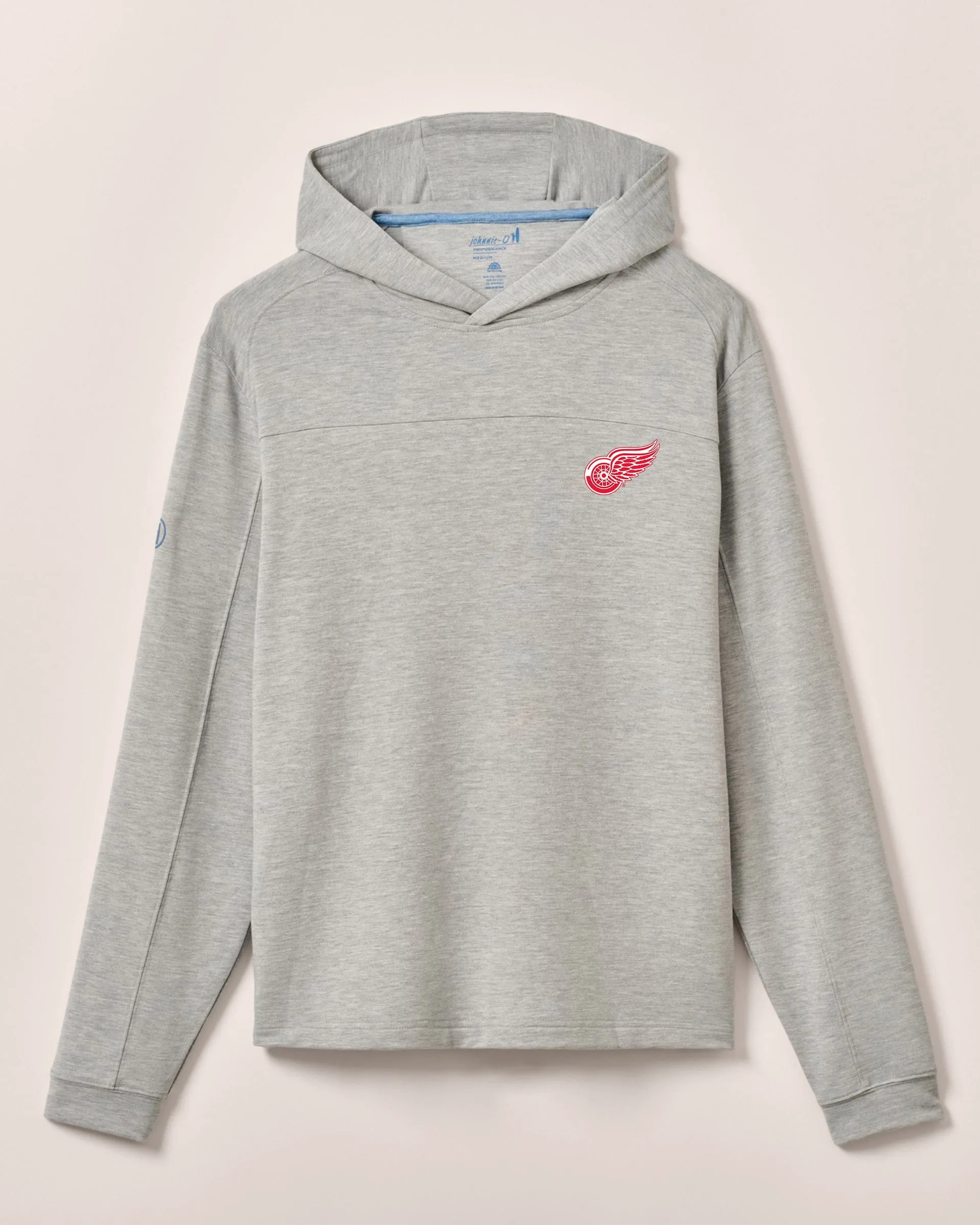 Detroit Redwings Remmy Lightweight Performance Hoodie sold by Johnnie-O product image thumbnail 2
