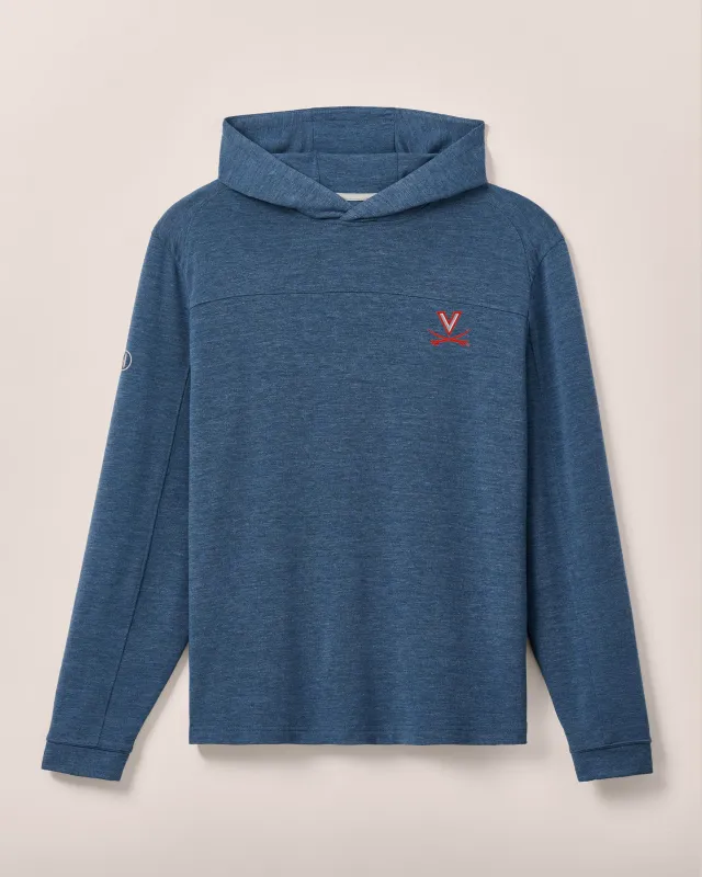 Virginia Remmy Lightweight Performance Hoodie sold by Johnnie-O