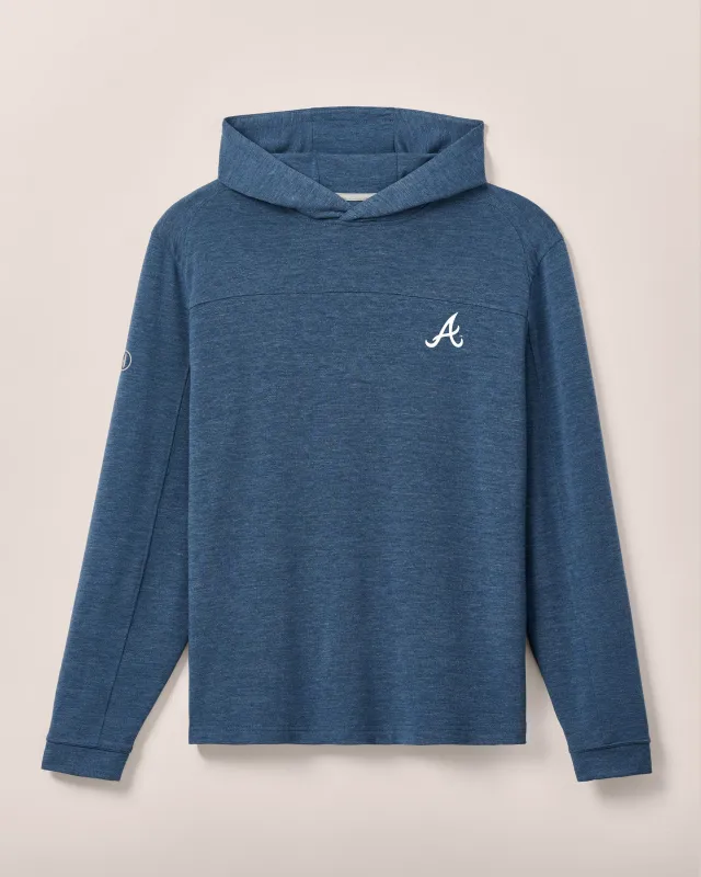 Atlanta Braves Remmy Lightweight Performance Hoodie sold by Johnnie-O