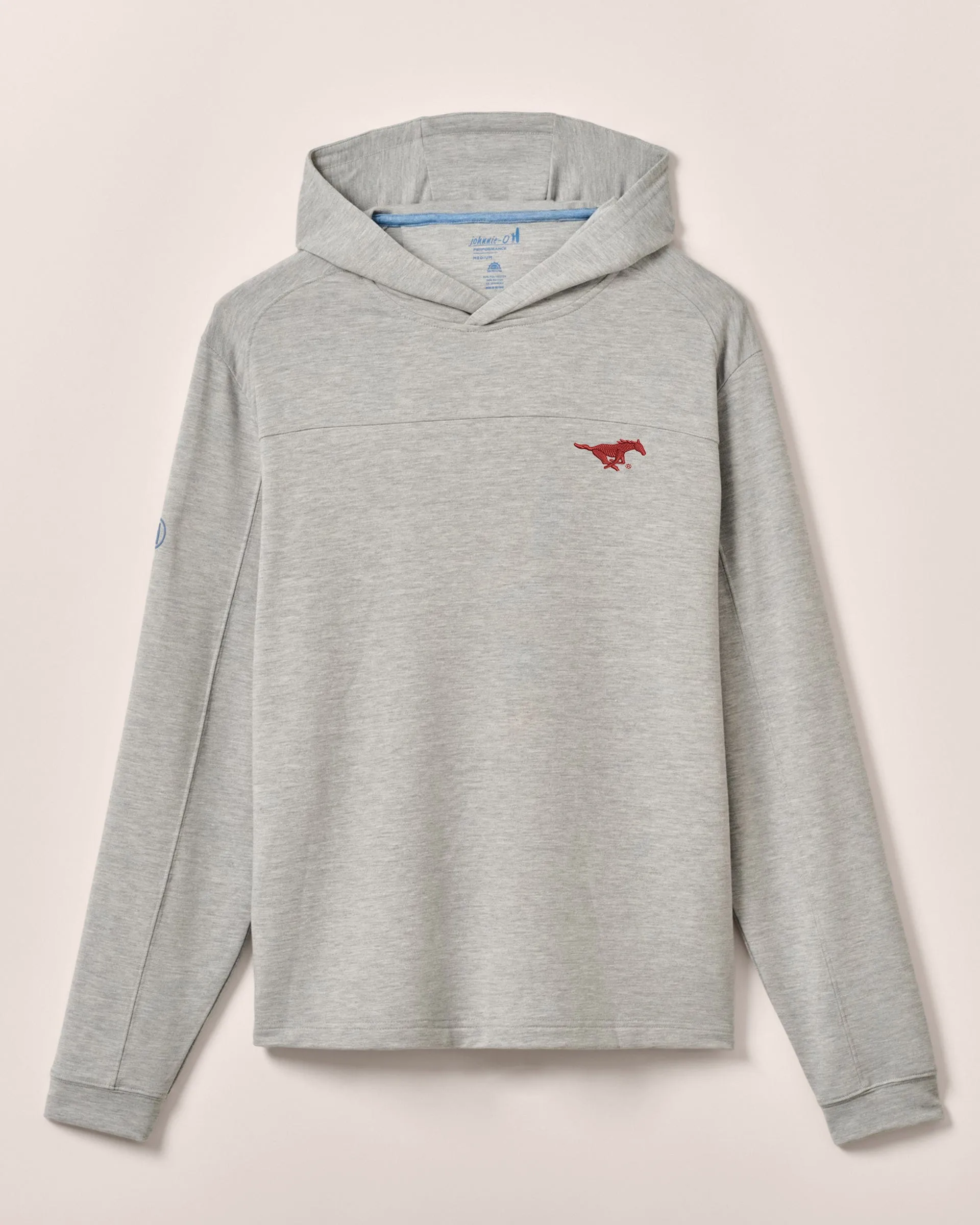 Southern Methodist Remmy Lightweight Performance Hoodie sold by Johnnie-O product image thumbnail 3