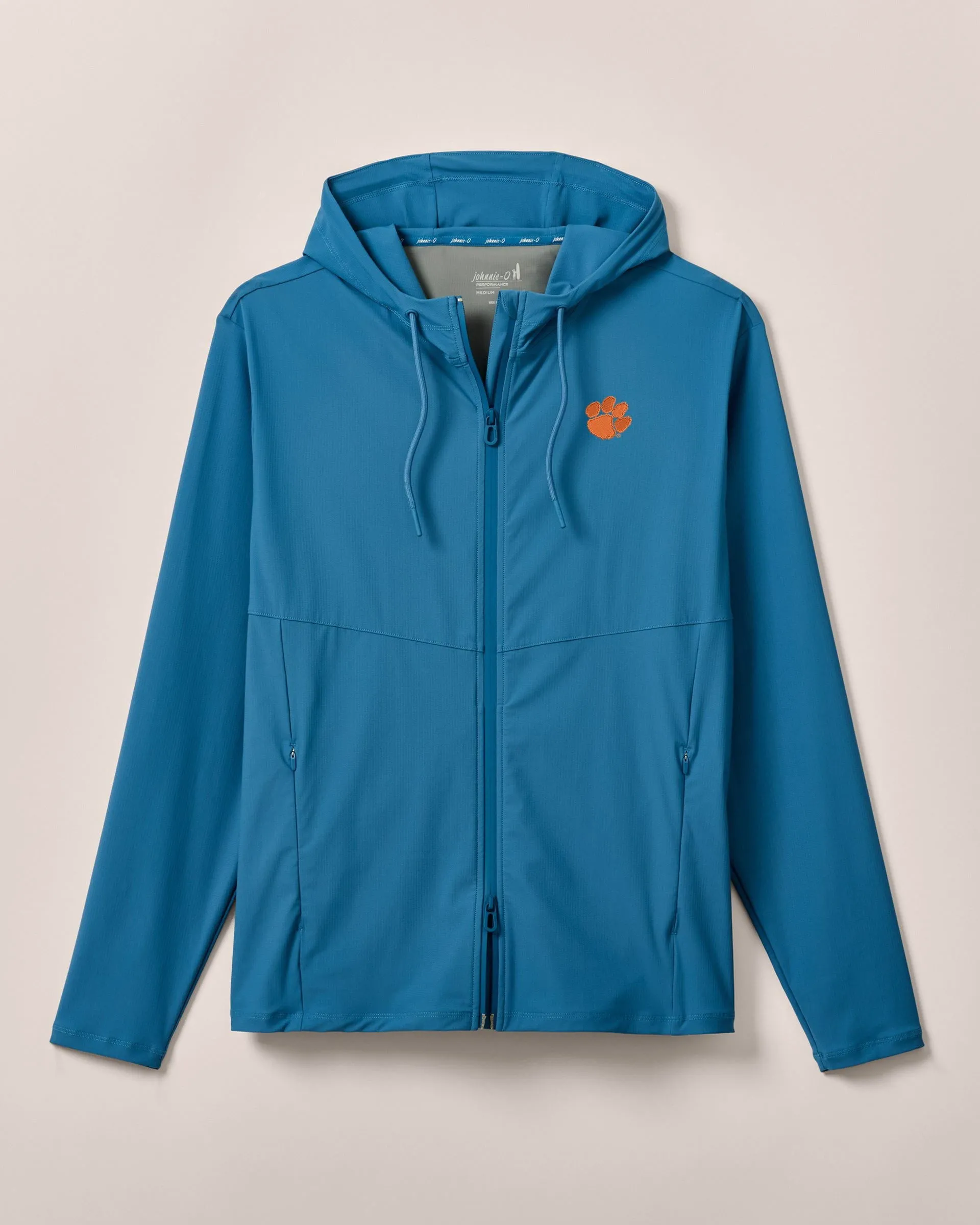 Clemson Marshal Featherweight Hooded Jacket sold by Johnnie-O