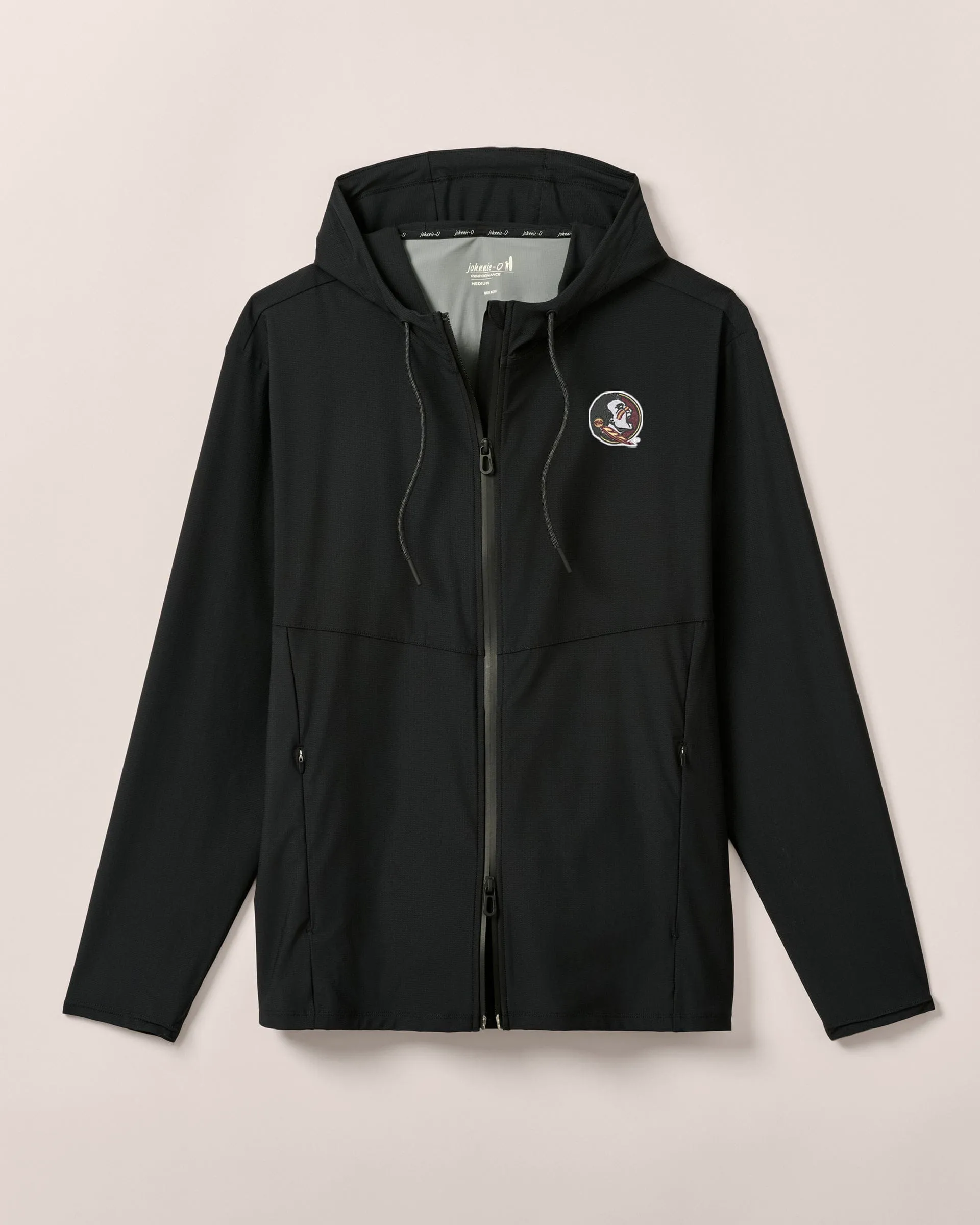 Florida State Marshal Featherweight Hooded Jacket sold by Johnnie-O