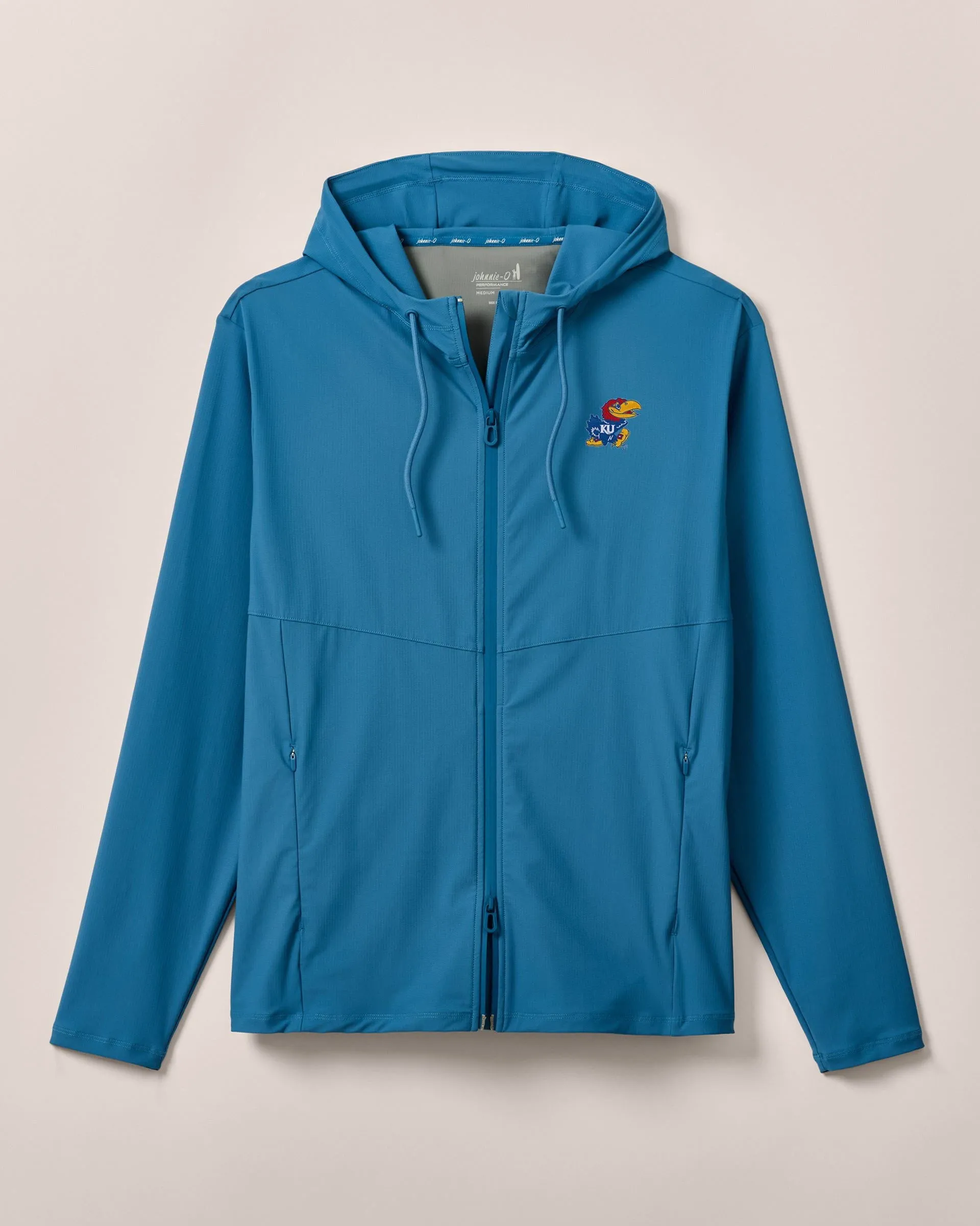 Kansas Marshal Featherweight Hooded Jacket sold by Johnnie-O