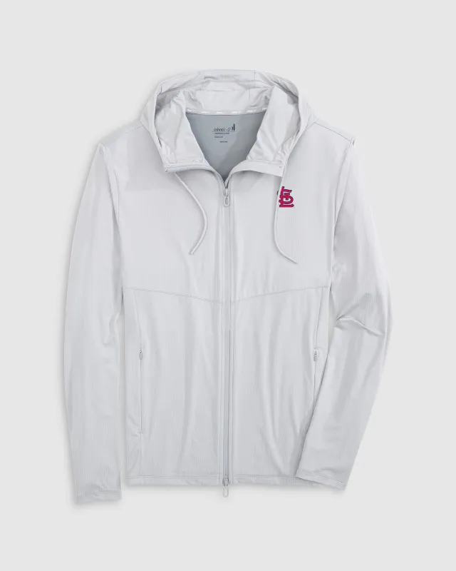 St. Louis Cardinals Marshal Featherweight Hooded Jacket sold by Johnnie-O