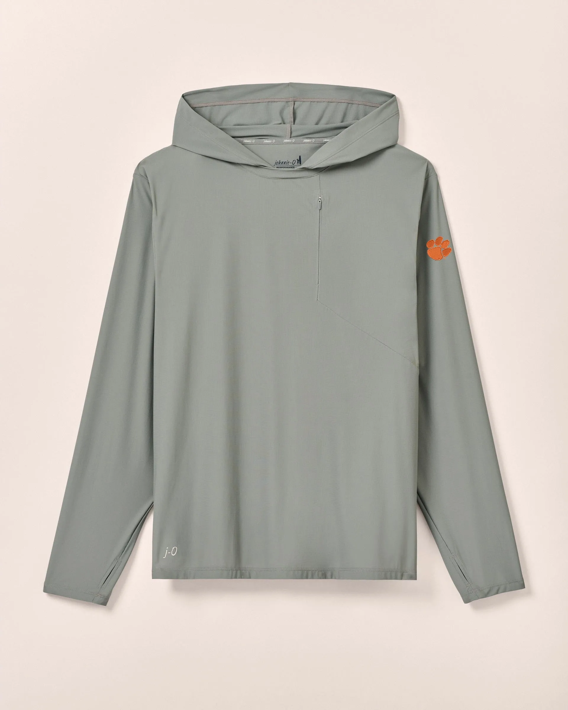Clemson Maxwel Performance T-Shirt Hoodie sold by Johnnie-O product image thumbnail 2