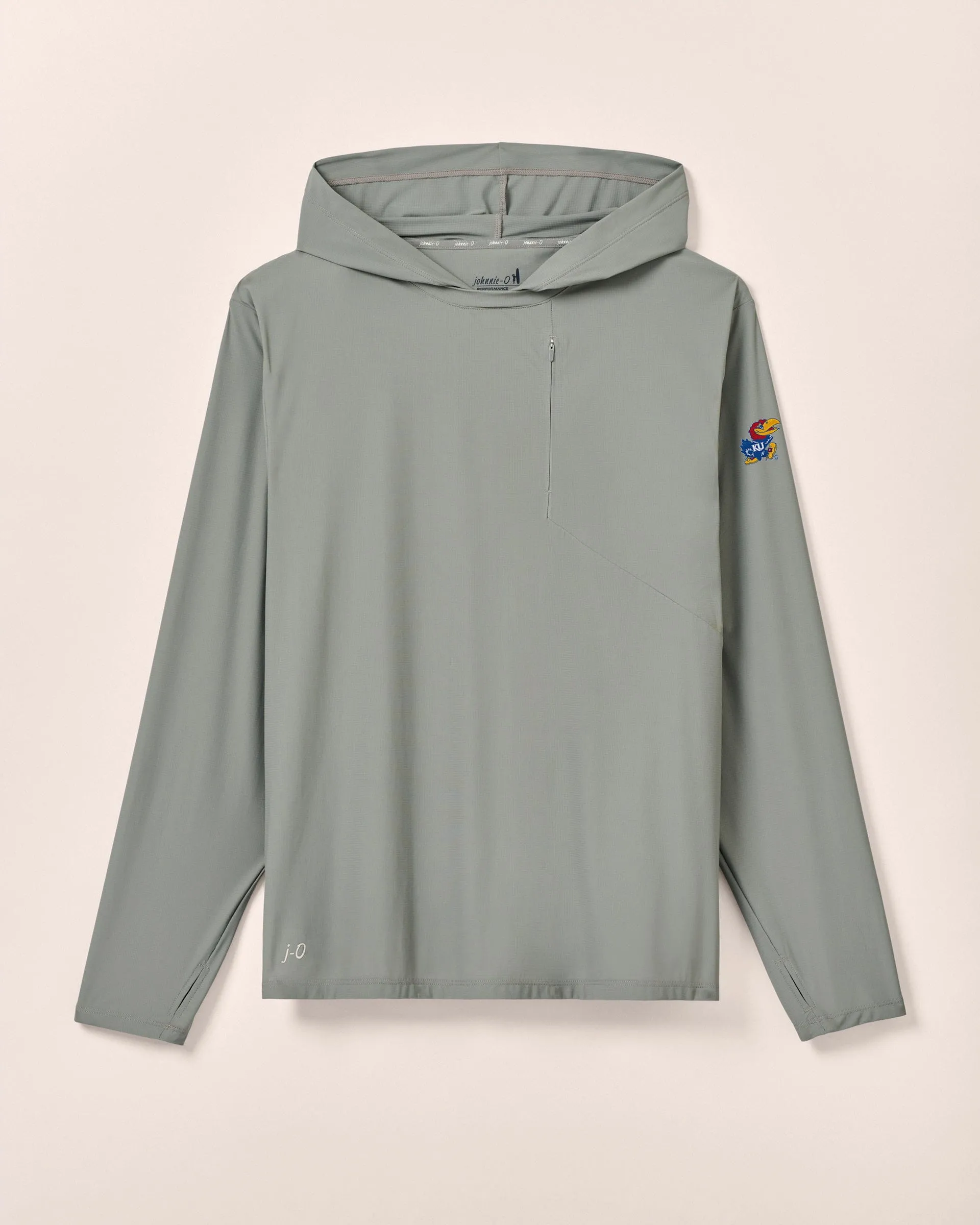 Kansas Maxwel Performance T-Shirt Hoodie sold by Johnnie-O product image thumbnail 2