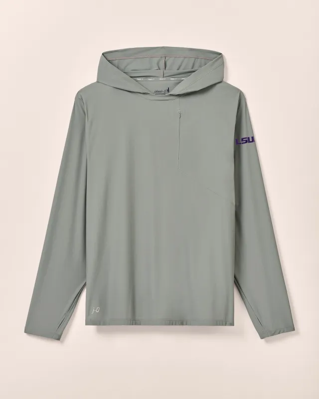 Louisiana State Maxwel Performance T-Shirt Hoodie sold by Johnnie-O