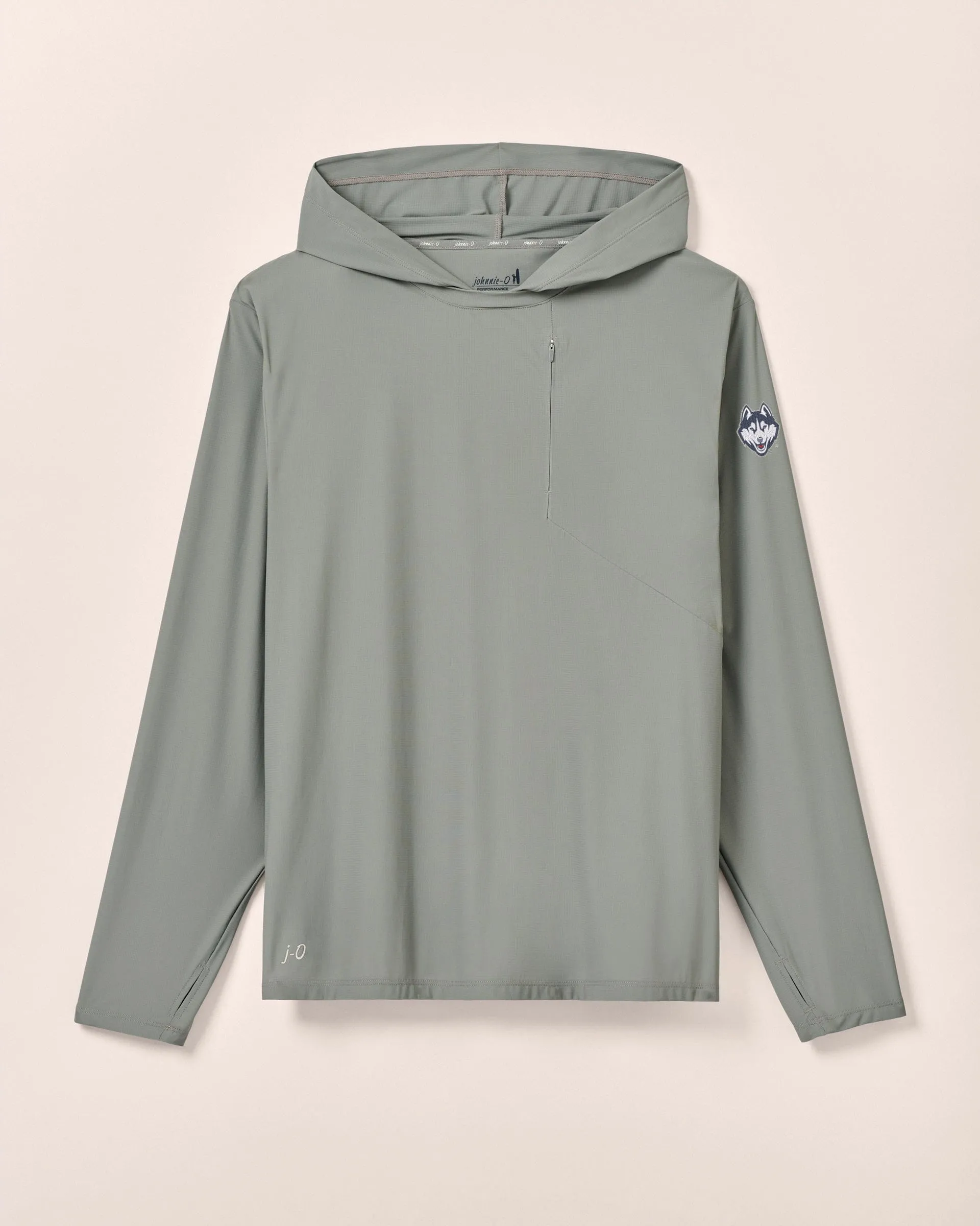 UConn Maxwel Performance T-Shirt Hoodie sold by Johnnie-O product image thumbnail 2