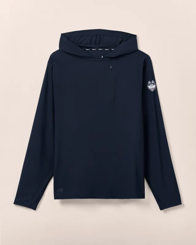 UConn Maxwel Performance T-Shirt Hoodie sold by Johnnie-O