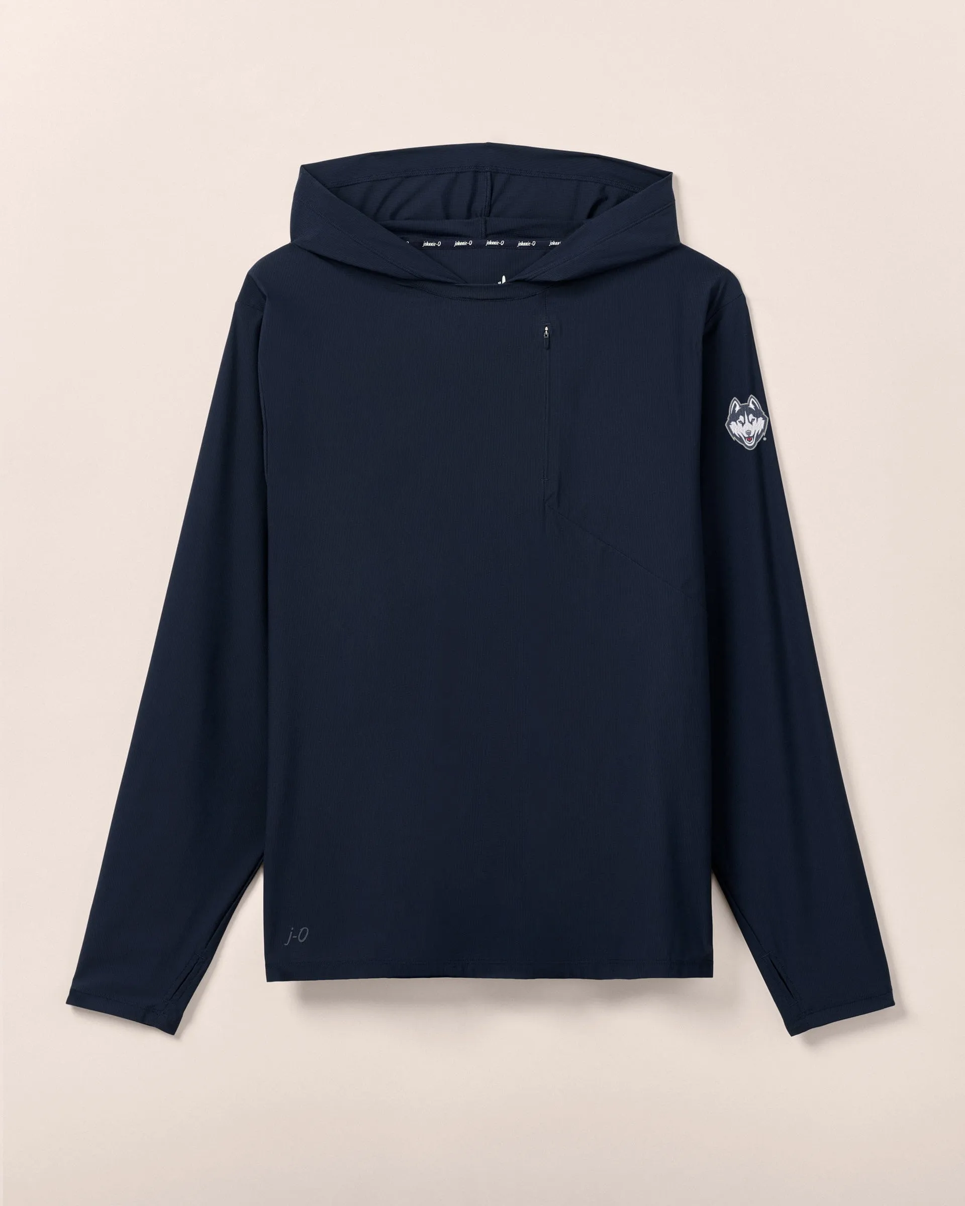 UConn Maxwel Performance T-Shirt Hoodie sold by Johnnie-O