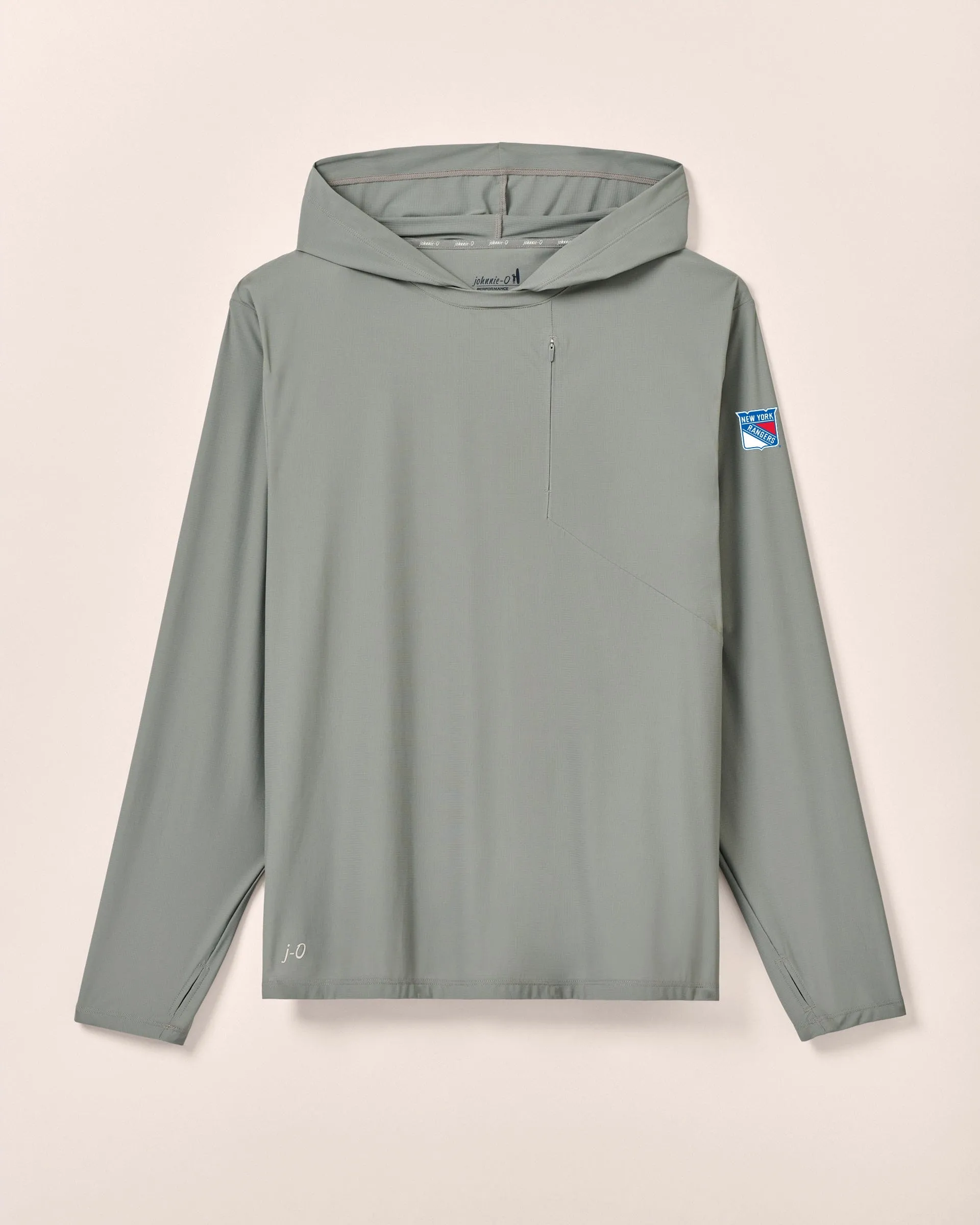 New York Rangers Maxwel Performance T-Shirt Hoodie sold by Johnnie-O product image thumbnail 2