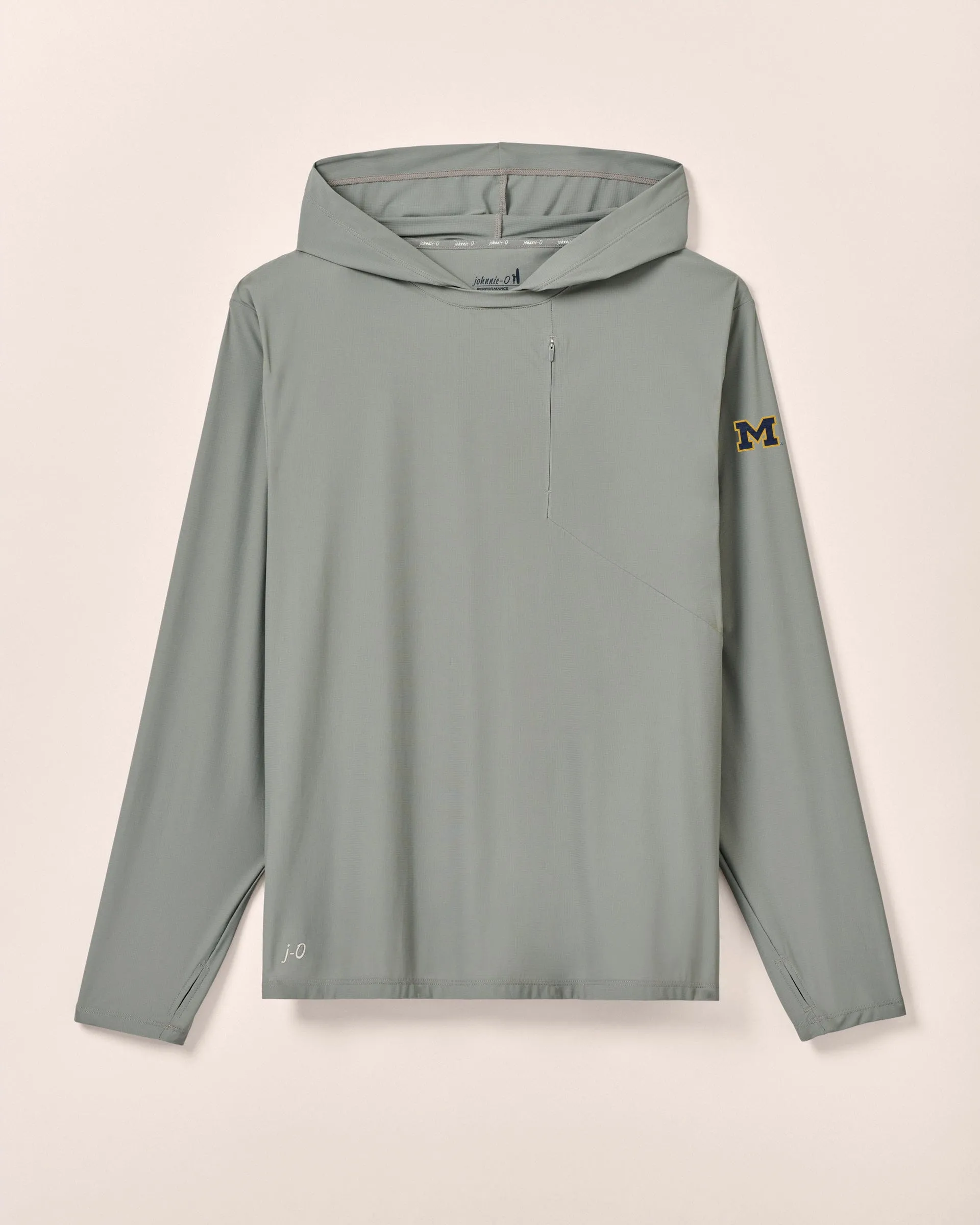 Michigan Maxwel Performance T-Shirt Hoodie sold by Johnnie-O product image thumbnail 2