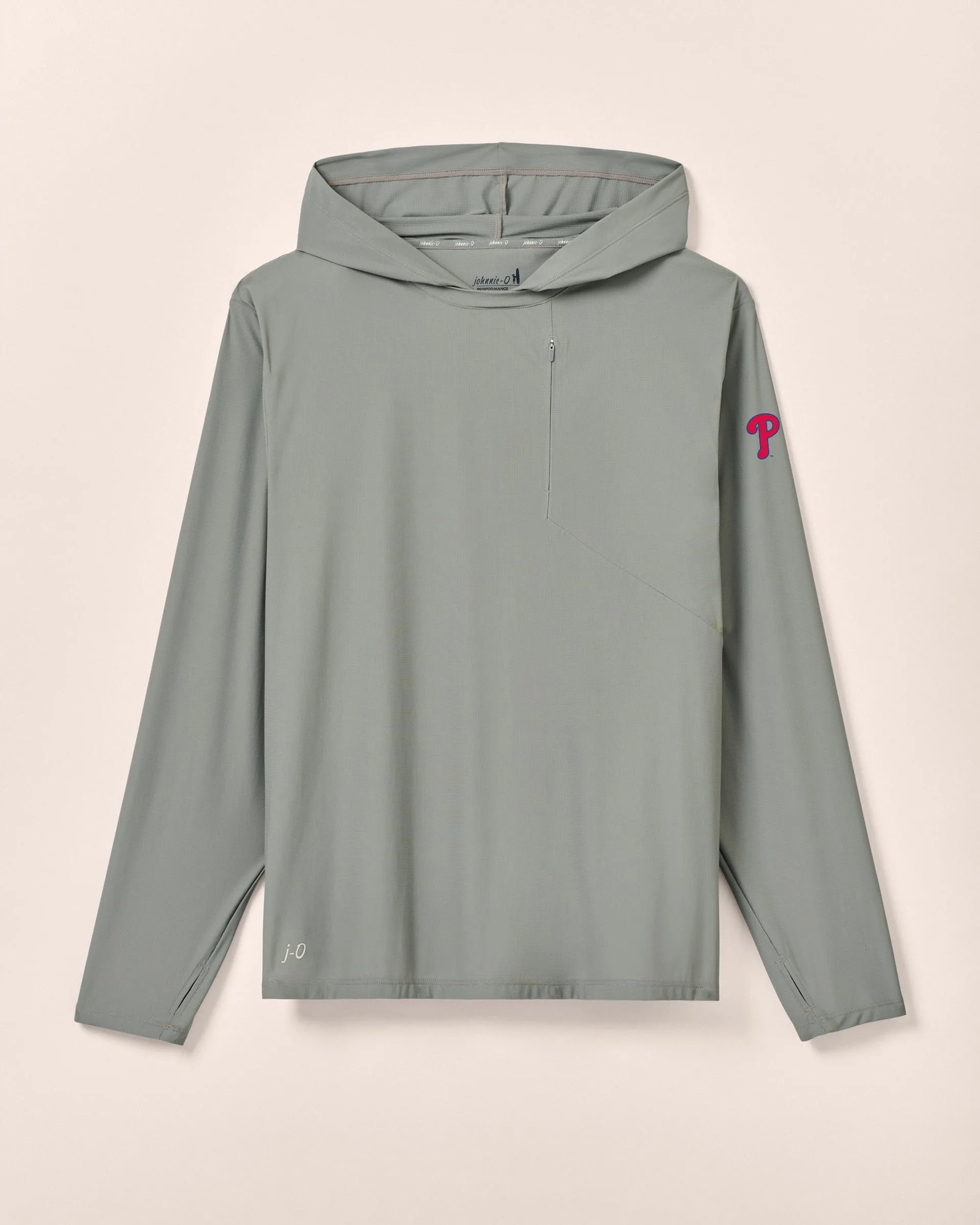 Philadelphia Phillies Maxwel Performance T-Shirt Hoodie sold by Johnnie-O product image thumbnail 2