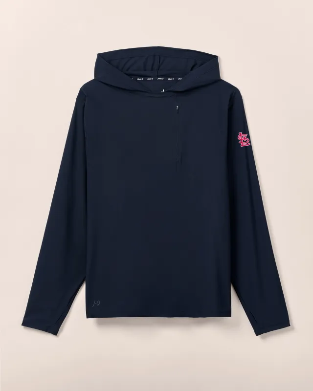 St. Louis Cardinals Maxwel Performance T-Shirt Hoodie sold by Johnnie-O