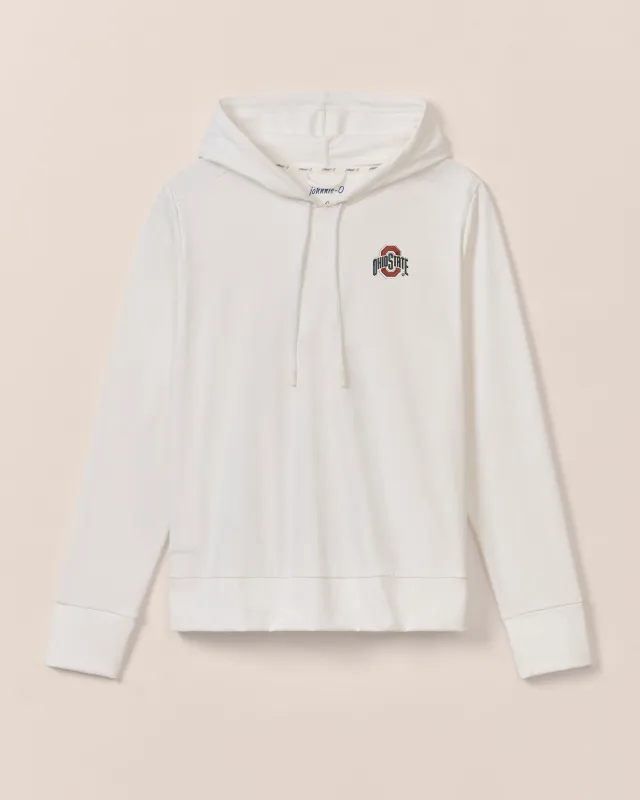 Women's Ohio State Nalla Performance Hoodie sold by Johnnie-O