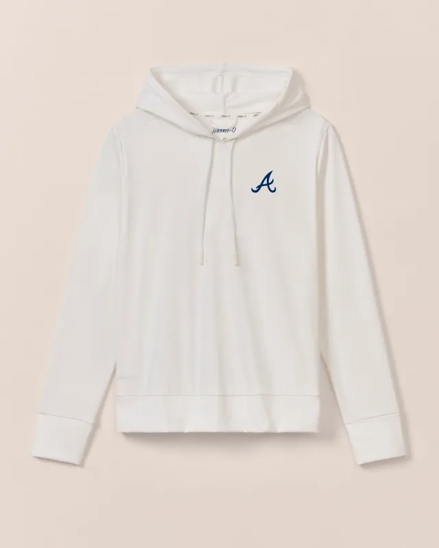 Women's Atlanta Braves Nalla Performance Hoodie sold by Johnnie-O