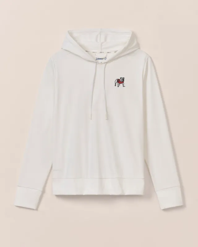 Women's Georgia Nalla Performance Hoodie - Dawgs Logo sold by Johnnie-O