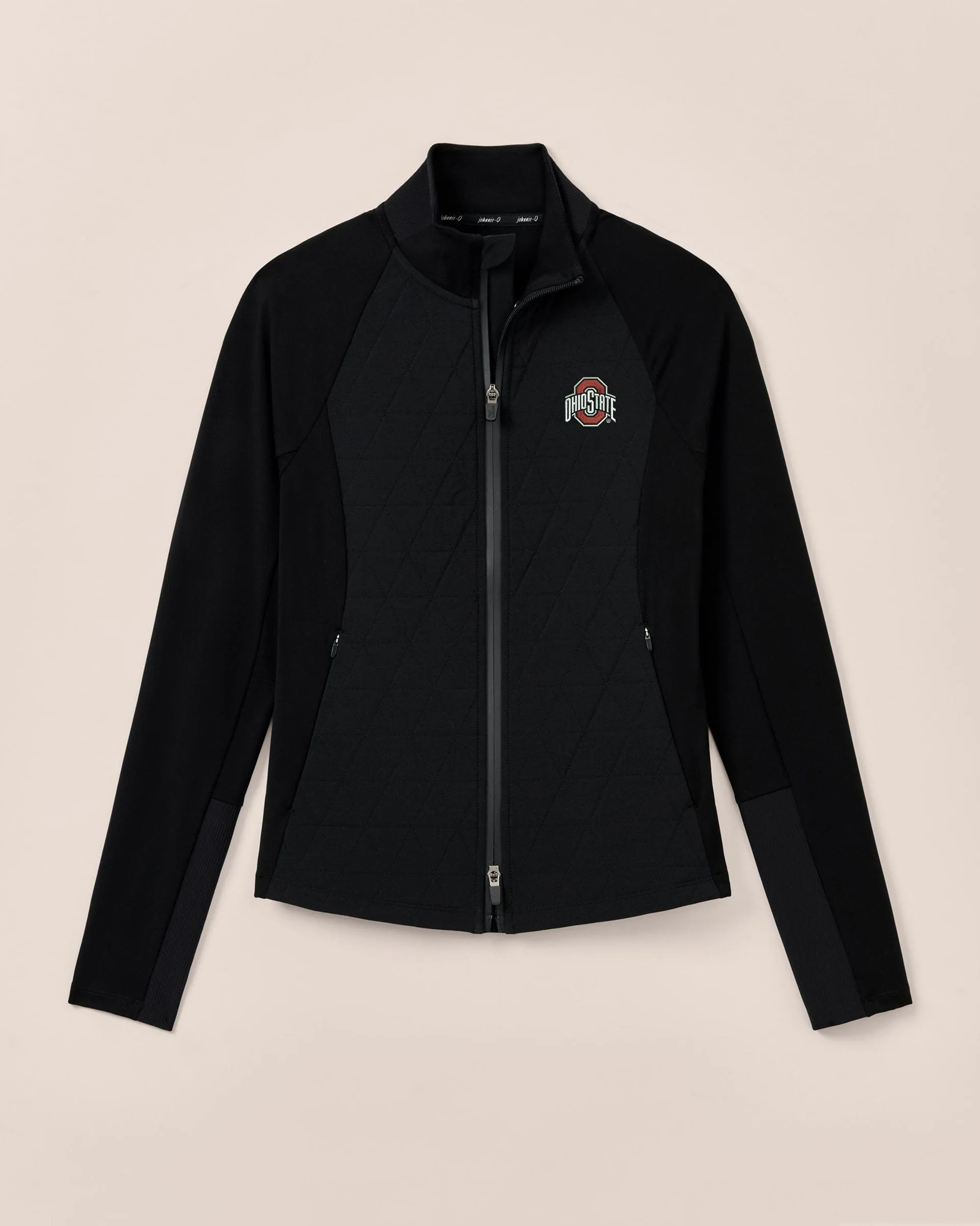 Women's Ohio State Hannah Performance Mixed Media Jacket sold by Johnnie-O