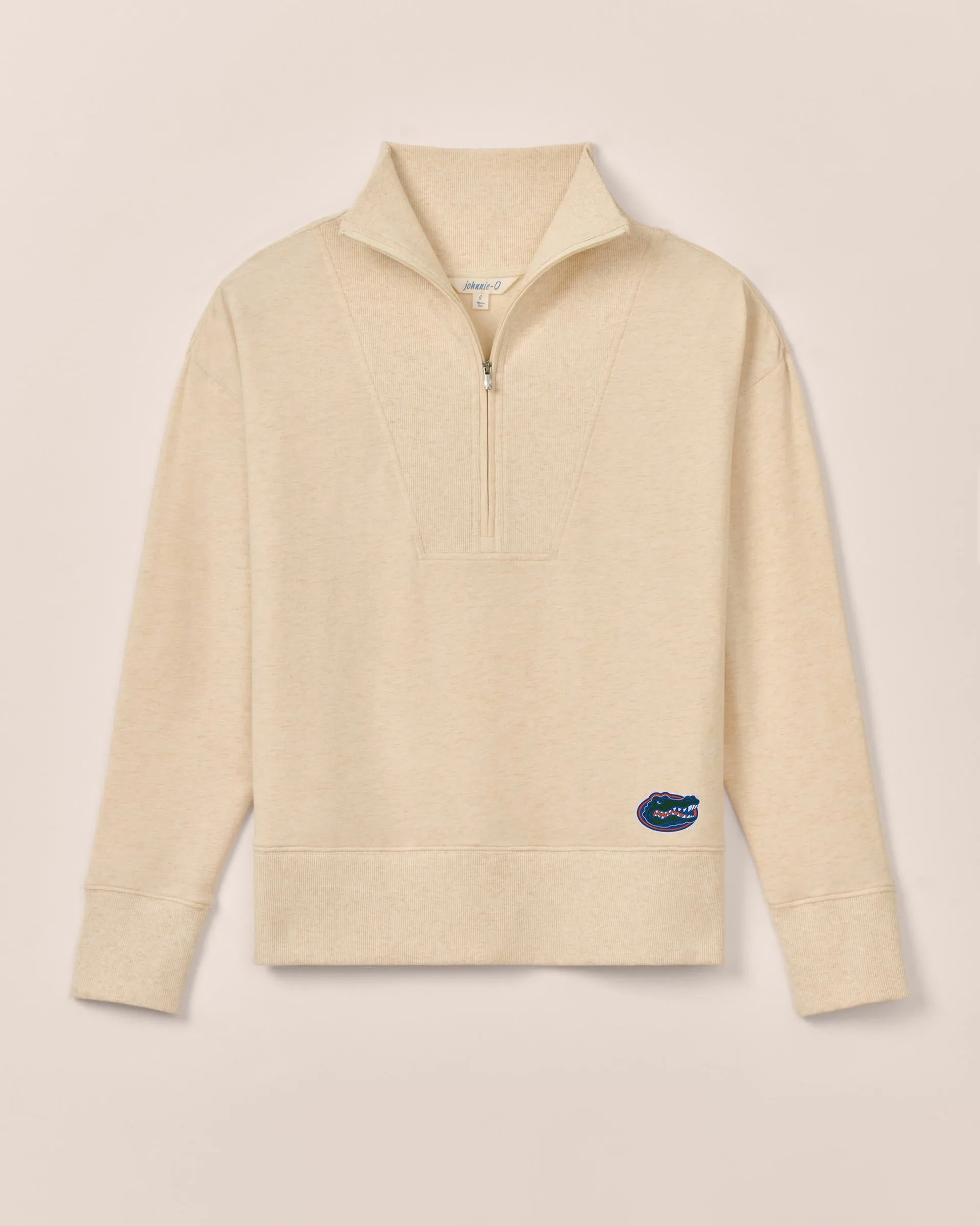 Women's Florida Taylor Drop Shoulder Cotton 1/4 Zip sold by Johnnie-O