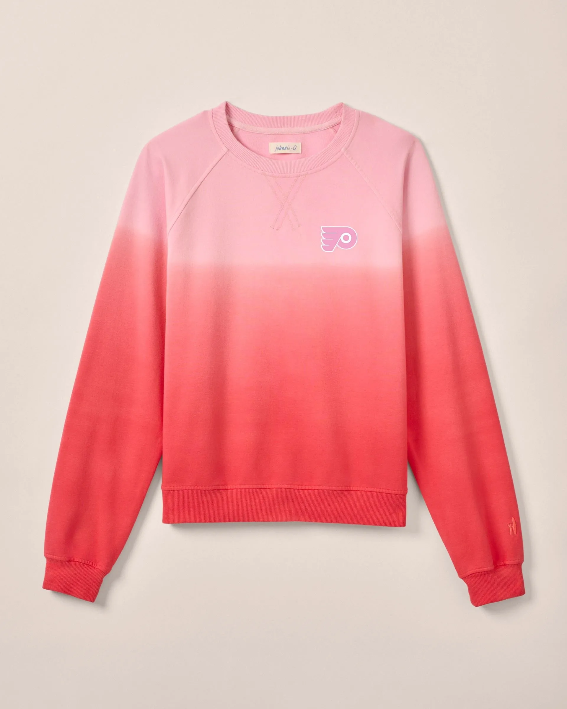 Women's Philadelphia Flyers Sophia Lightweight Terry Crewneck Sweatshirt sold by Johnnie-O