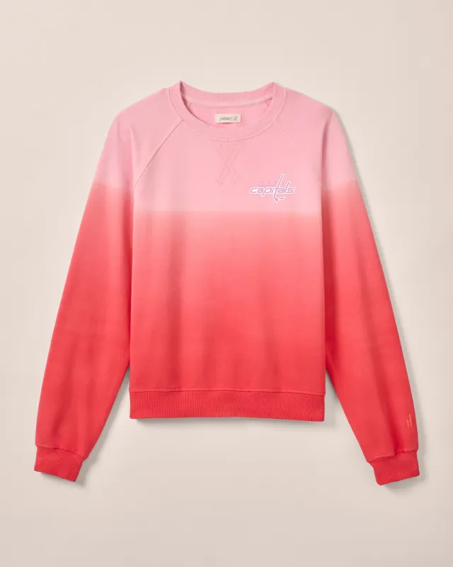 Women's Washington Capitals Sophia Lightweight Terry Crewneck Sweatshirt sold by Johnnie-O