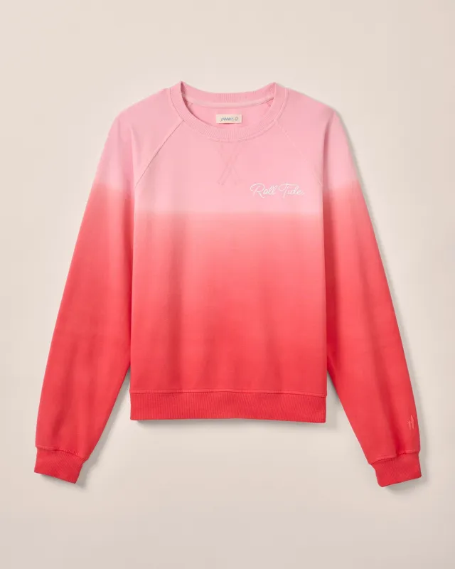 Women's Alabama Sophia Lightweight Terry Crewneck Sweatshirt - Roll Tide Logo sold by Johnnie-O