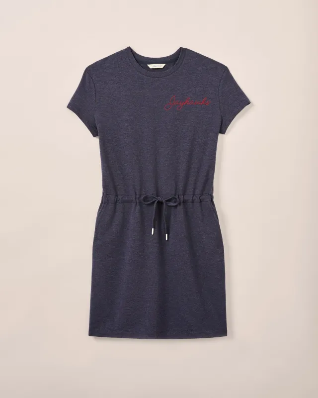 Women's Kansas Joelle Knit T-Shirt Dress - Jayhawks Logo sold by Johnnie-O