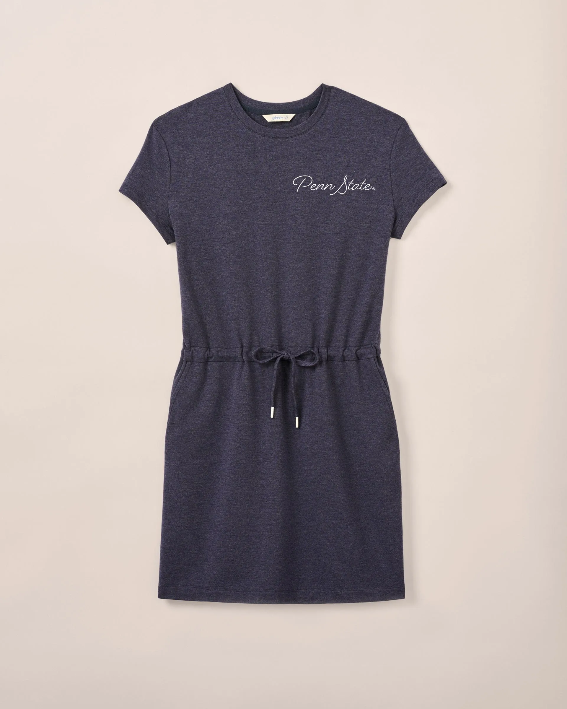 Women's Penn State Joelle Knit T-Shirt Dress - Script Logo sold by Johnnie-O