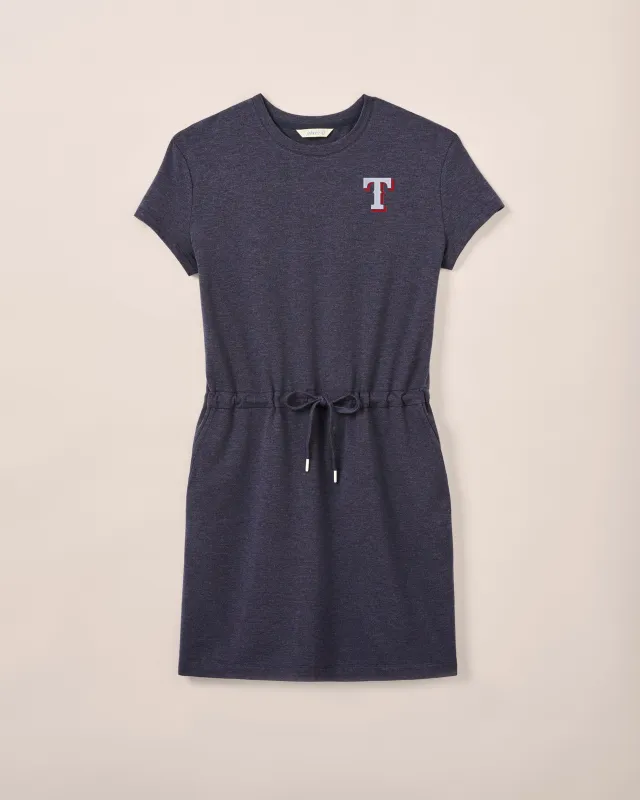 Women's Texas Rangers Joelle Knit T-Shirt Dress sold by Johnnie-O