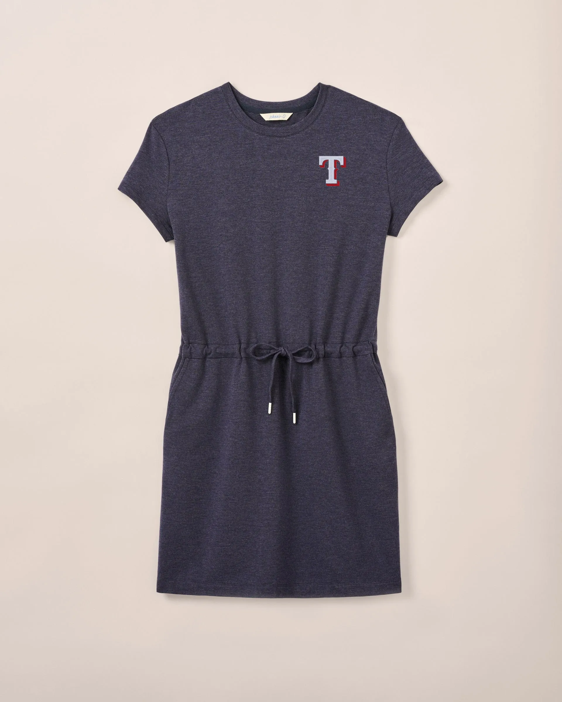 Women's Texas Rangers Joelle Knit T-Shirt Dress sold by Johnnie-O