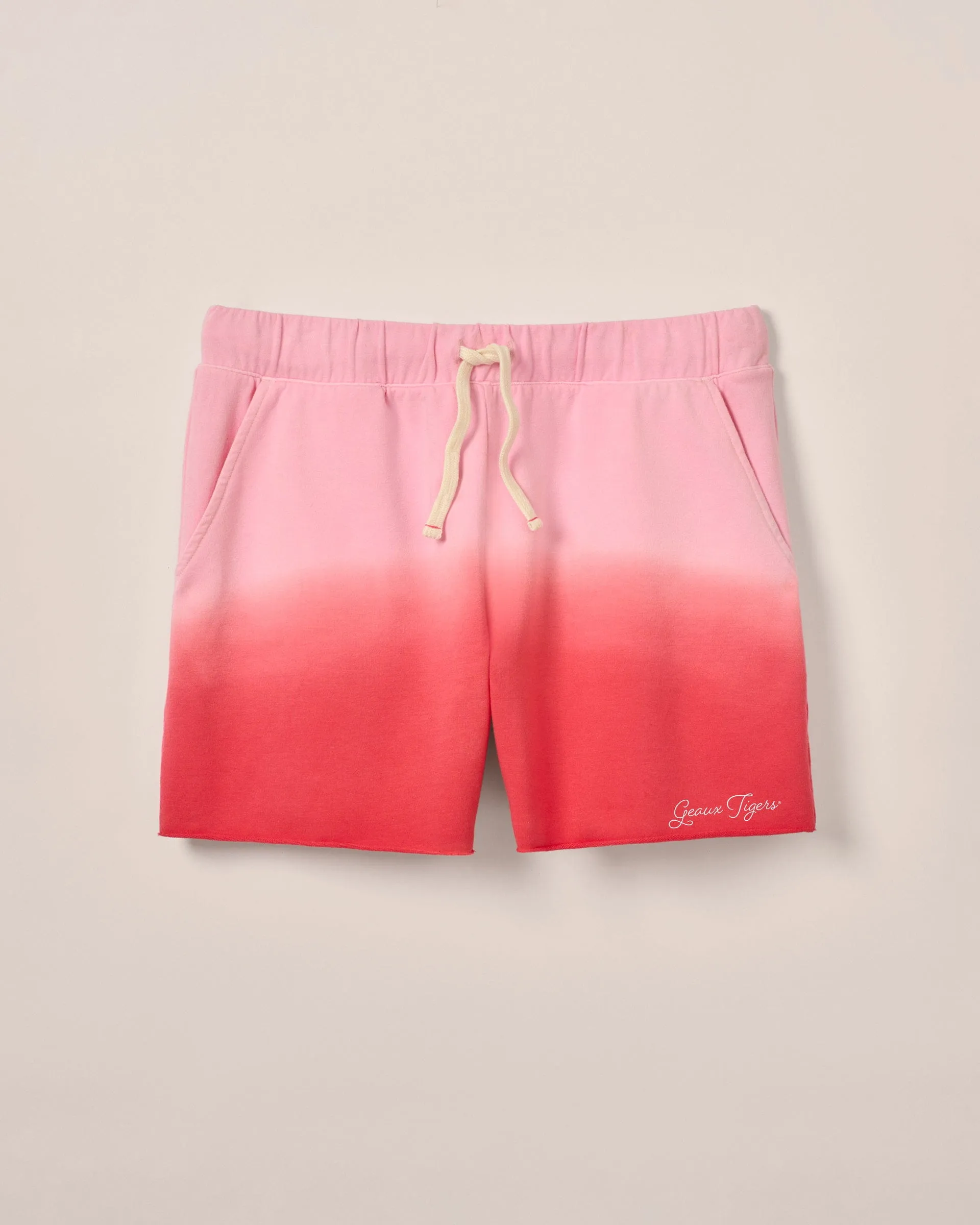 Women's Louisiana State Sophia Lightweight Sweatshorts - Geaux Tigers Logo sold by Johnnie-O