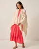 Women's Southern Methodist Louisa Cashmere Blend Wrap - Pony Up Logo sold by Johnnie-O