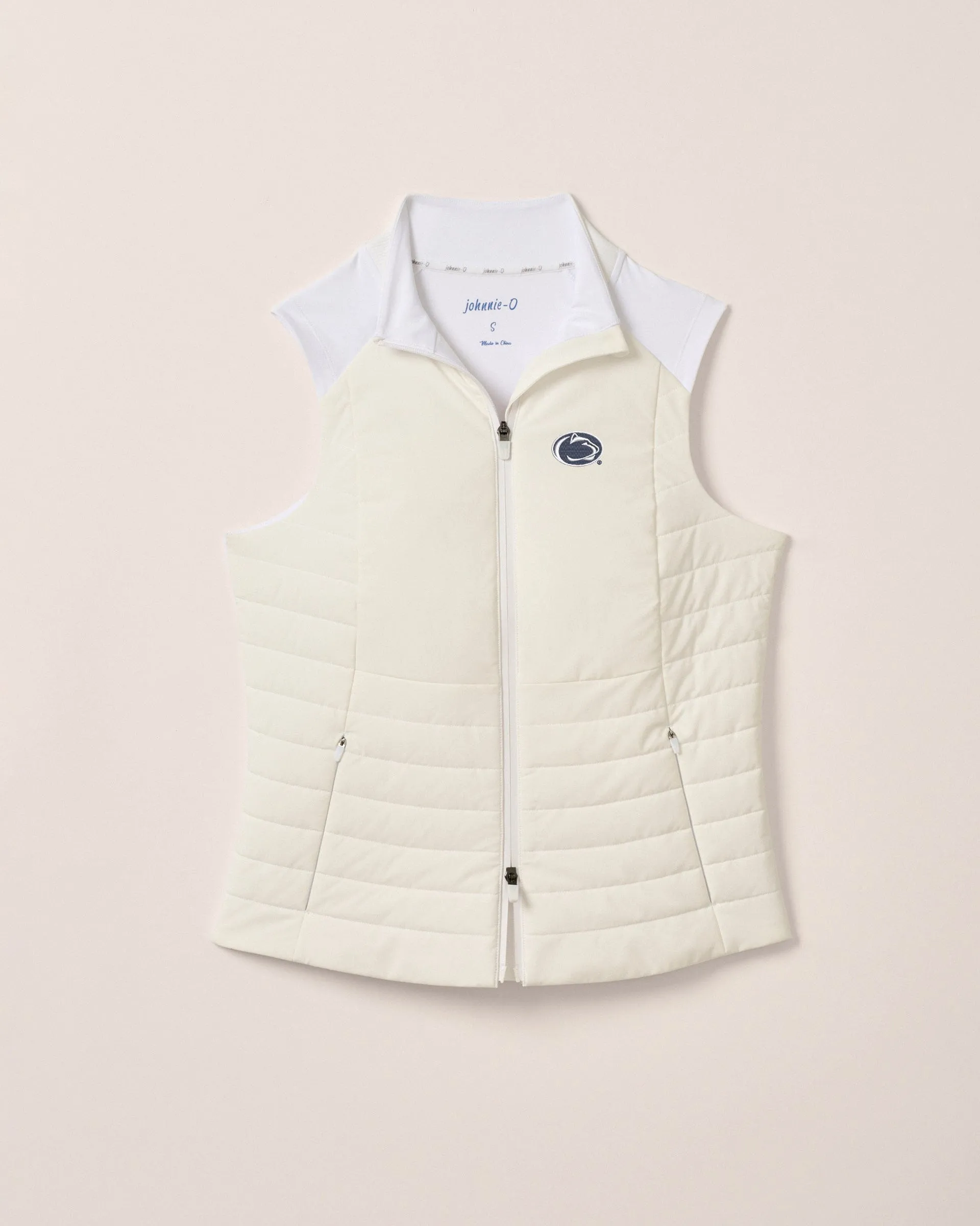 Women's Penn State Victoria Performance Mixed Media Vest sold by Johnnie-O product image thumbnail 2