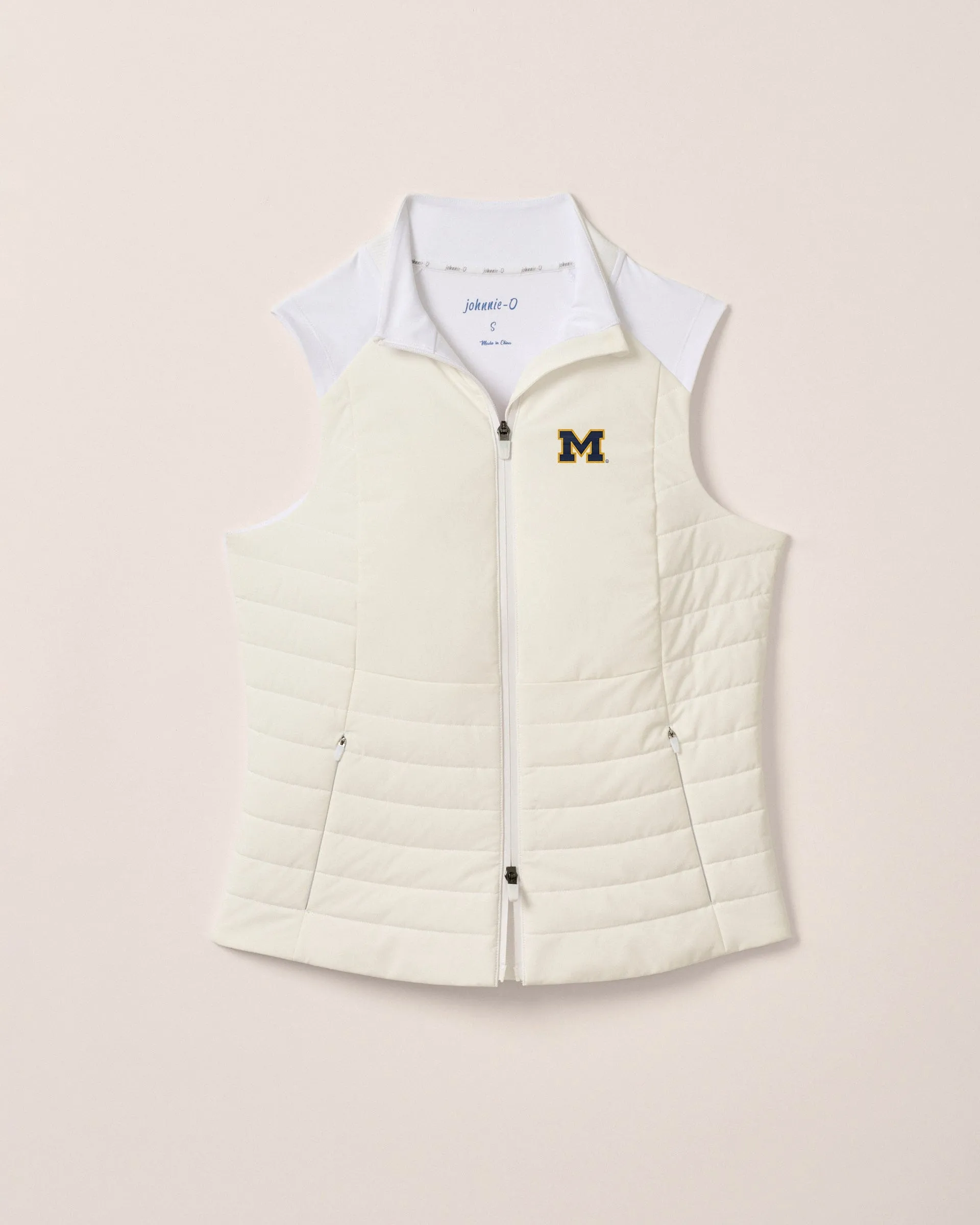 Women's Michigan Victoria Performance Mixed Media Vest sold by Johnnie-O product image thumbnail 2