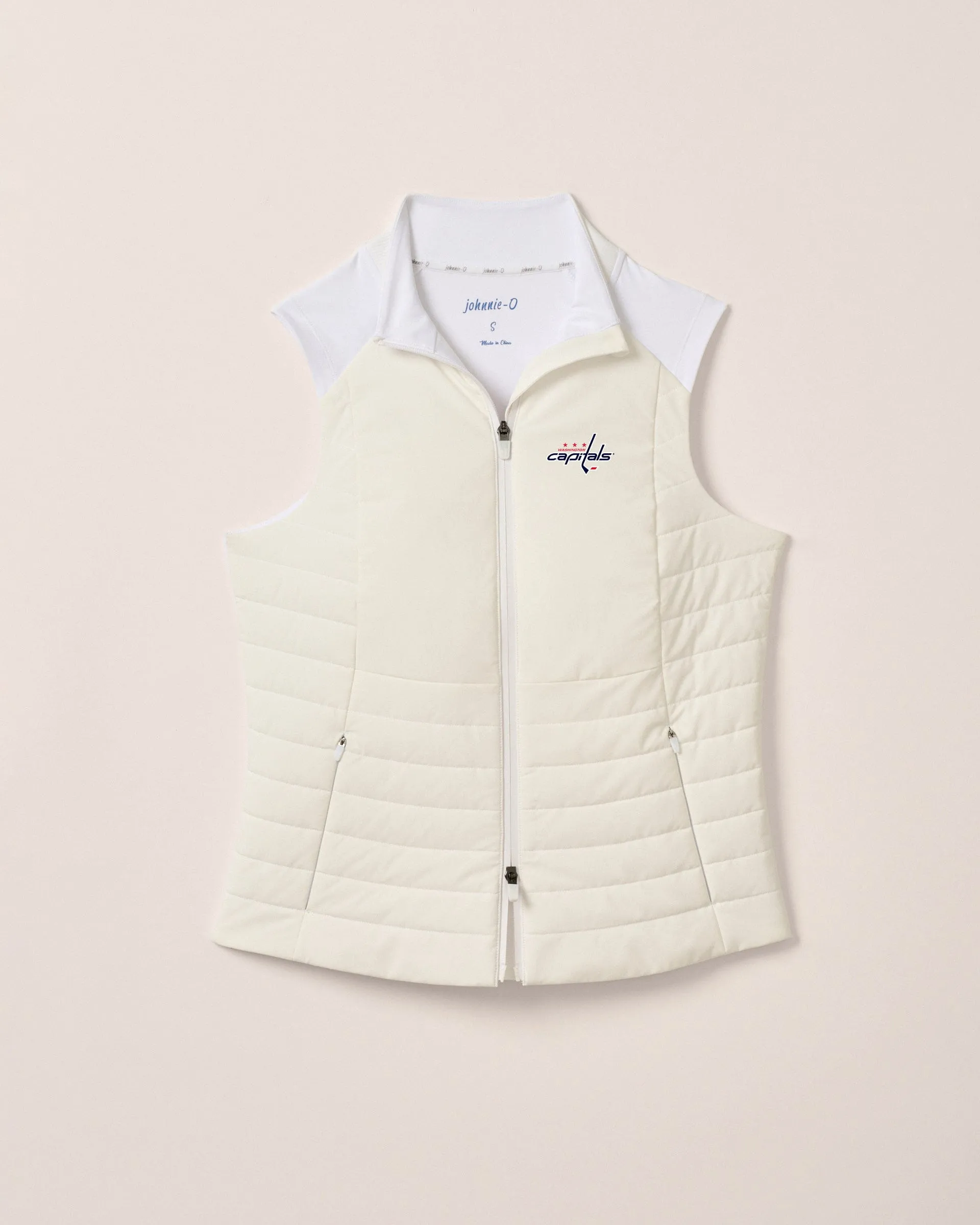Women's Washington Capitals Victoria Performance Mixed Media Vest sold by Johnnie-O product image thumbnail 2